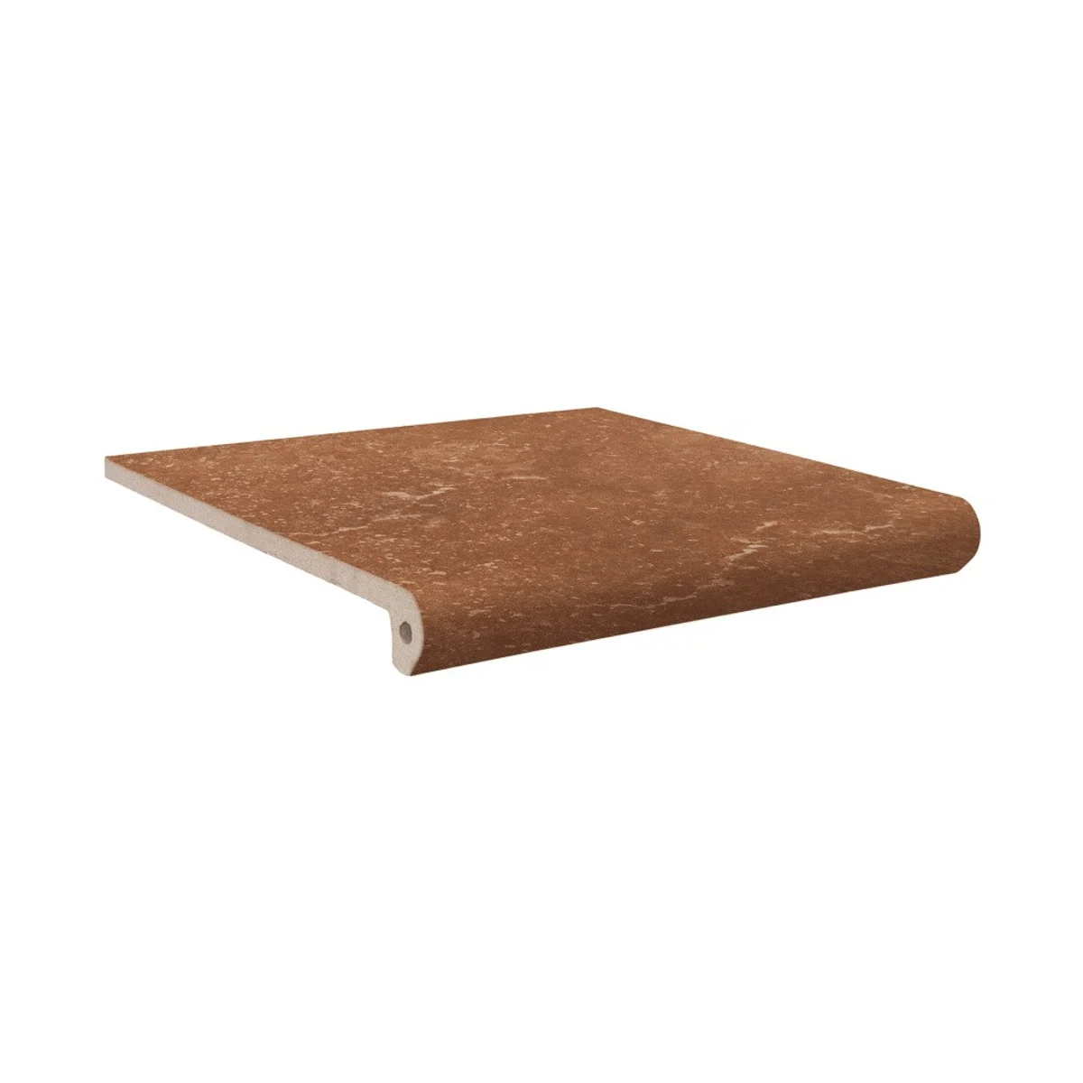 Dlažba Stone Brown 33x33 cm, schodovka průběžná s nosem