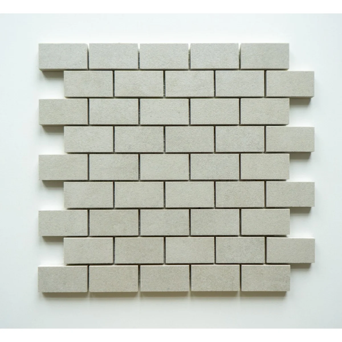 Obklad Surface off white natural, dekor pásky cihly, 30x30 cm