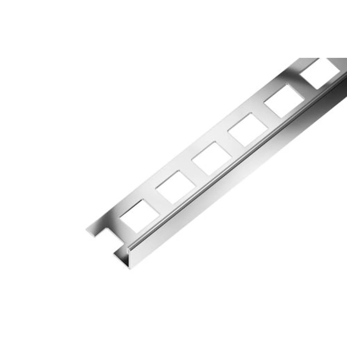 Ukončovací lišta L, 11 mm, 2,5 m, nerez lesk