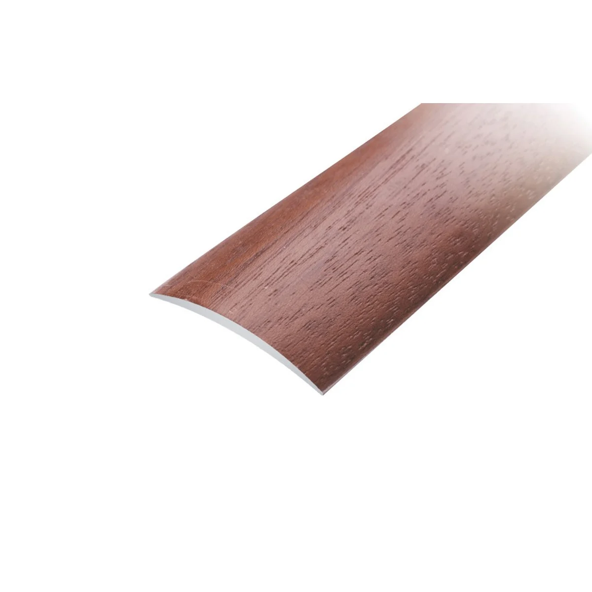AP1 přechodová lišta samolepící, hliník + dýha lakovaná teak, 30 mm, 2,7 m