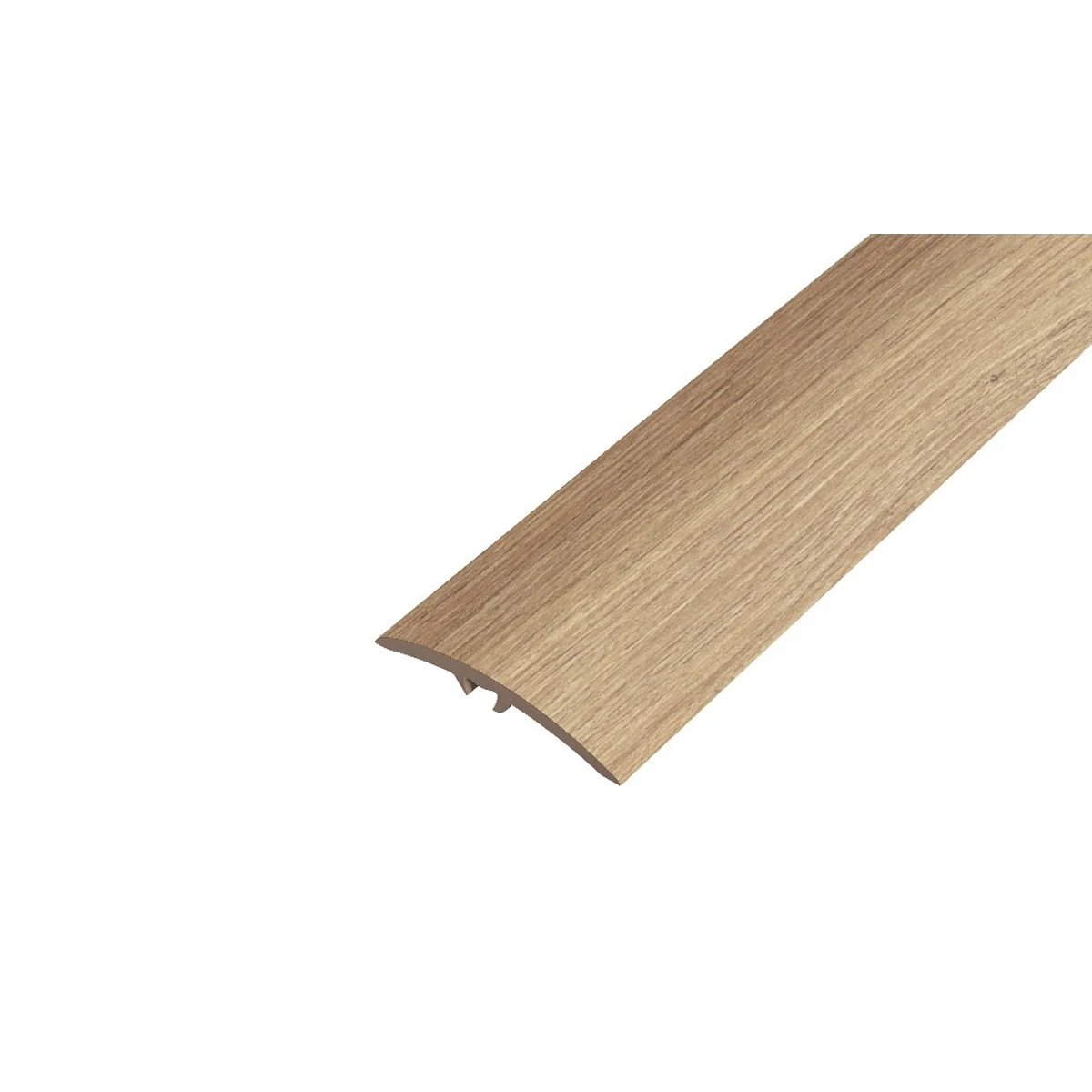 AP19 přechodová lišta s trnem samolepící, PVC dub natural, 30 mm, 1,8 m