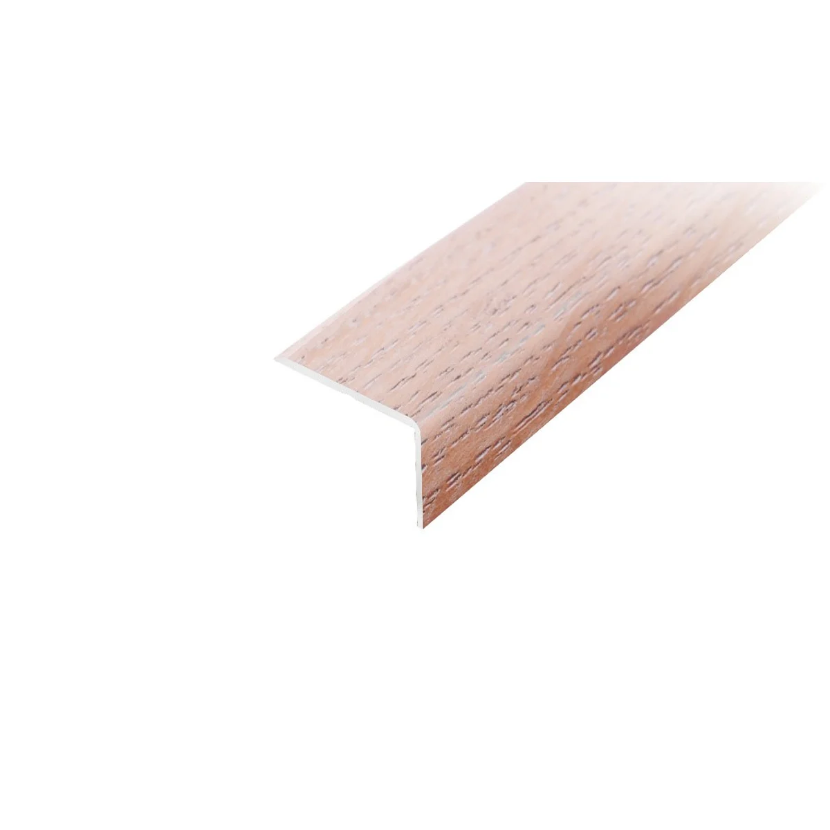 AP2 schodová lišta samolepící, hliník + dýha lakovaná dub sv. šedý, 10x25 mm, 0,9 m