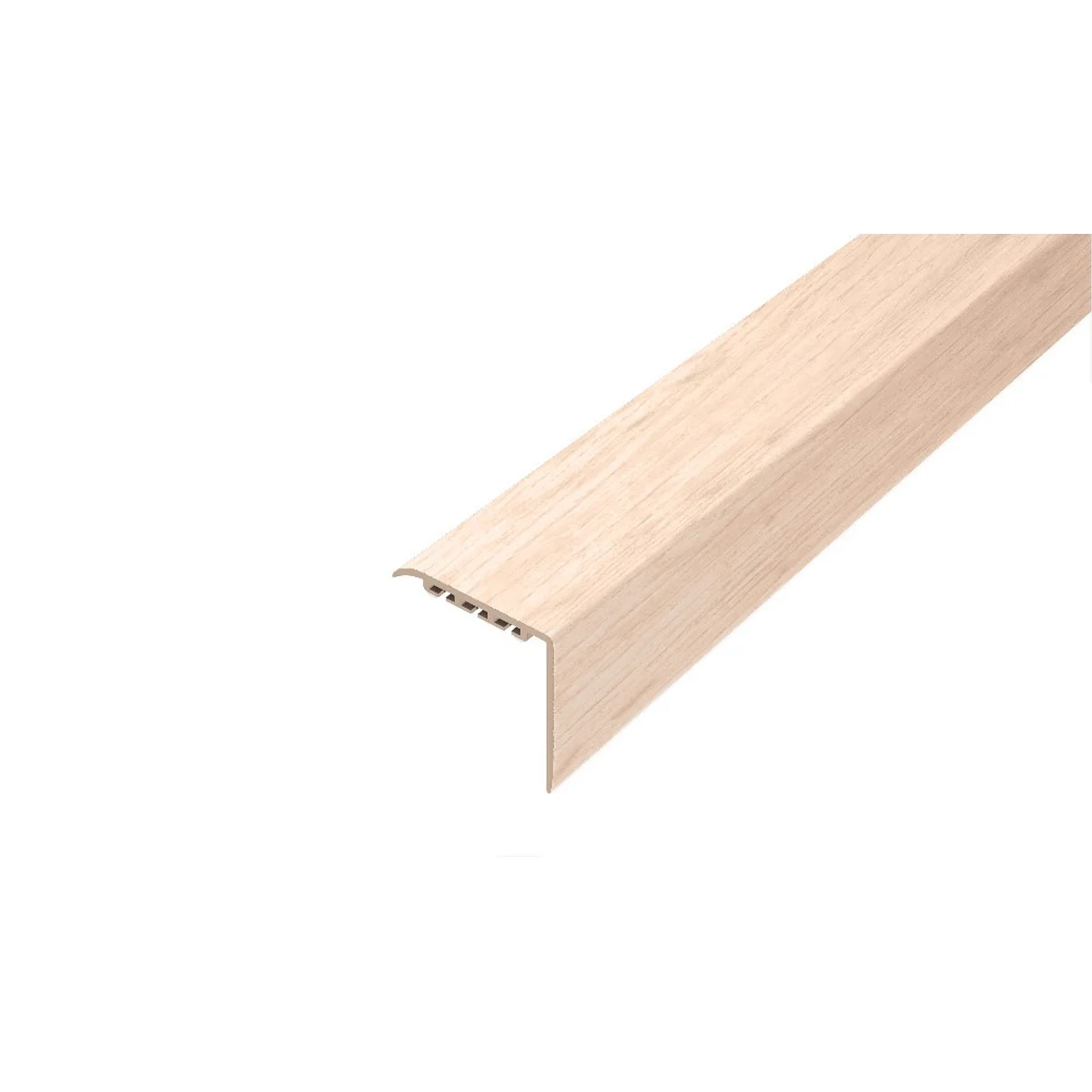 AP20 schodová lišta samolepící, PVC dub bílý, 30x30 mm, 1,8 m