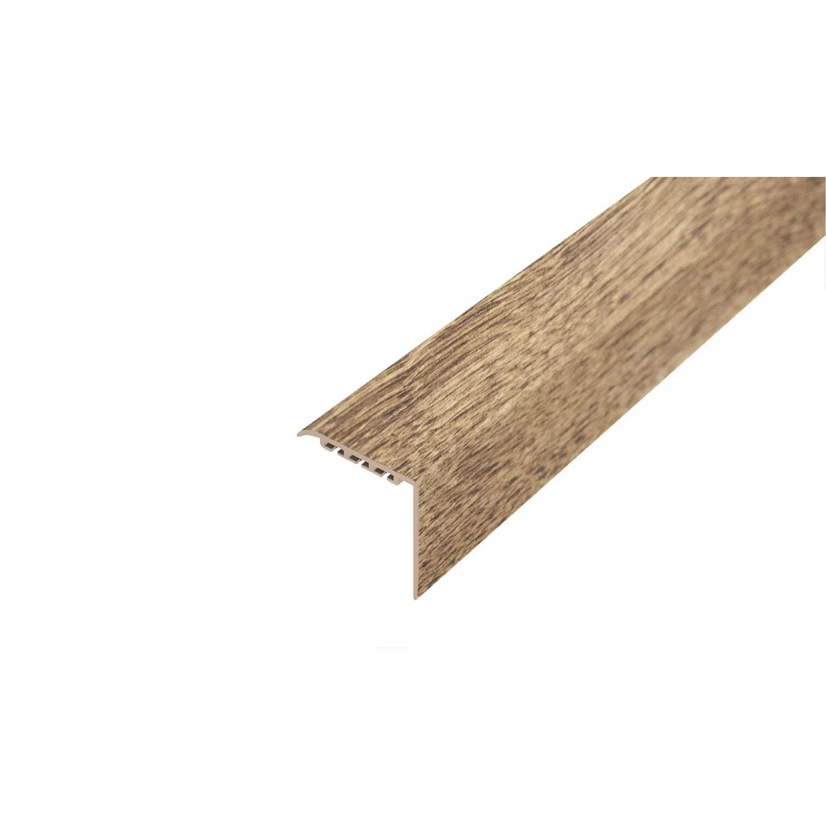 AP20 schodová lišta samolepící, PVC dub pálený, 30x30 mm, 1,8 m