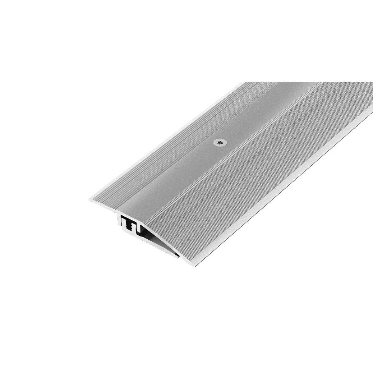 AP27/11 ukončovací lišta, vrtaná 2-dílná, hliník elox stříbro, 33 mm, 2,7 m