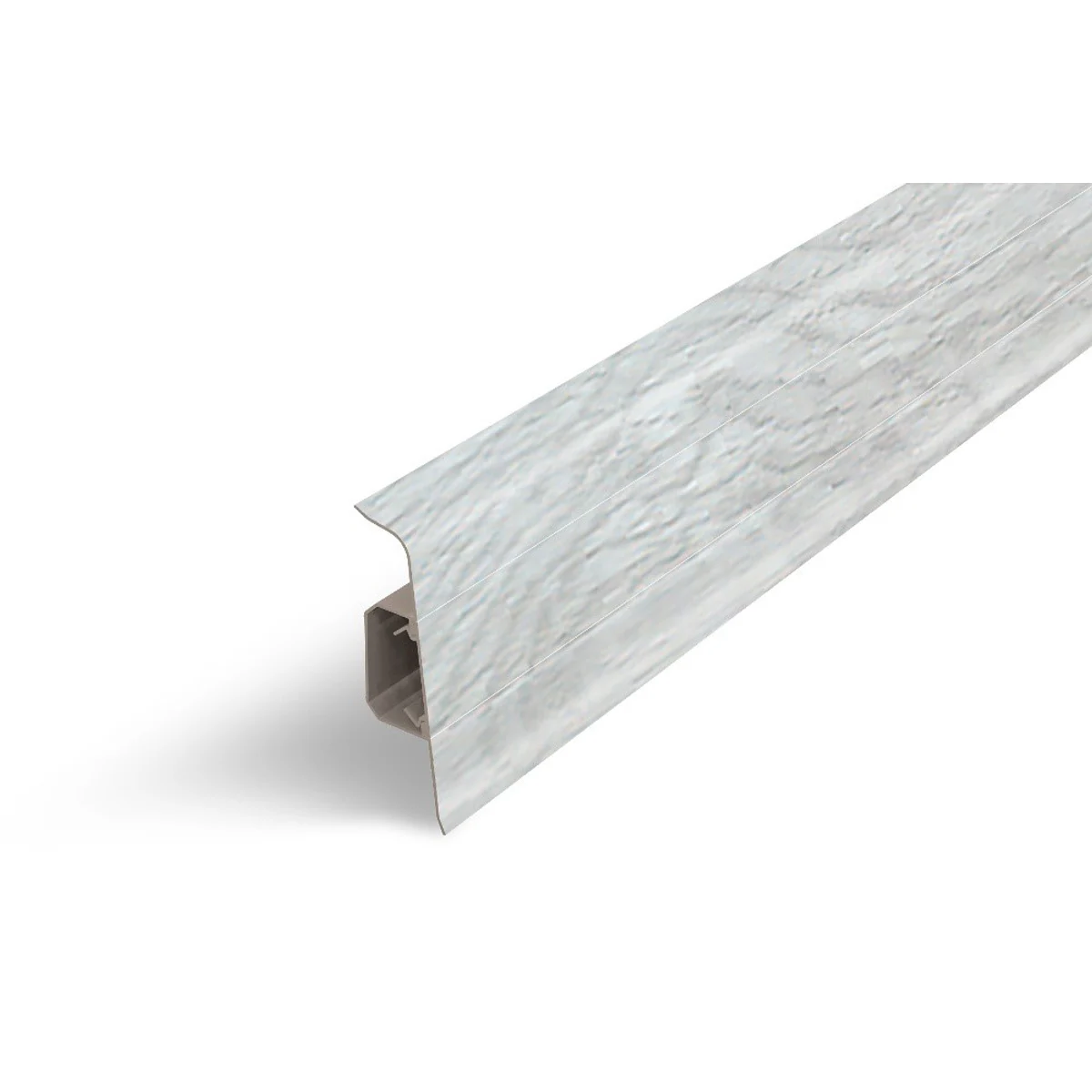 AP28/1 soklová lišta SG75, PVC Dub alpský, 75 mm, 2,2 m