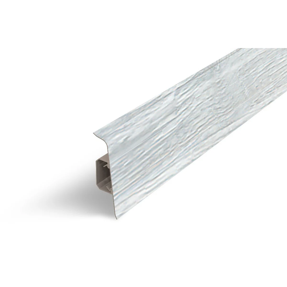 AP28/1 soklová lišta SG75, PVC Dub beskydský, 75 mm, 2,2 m