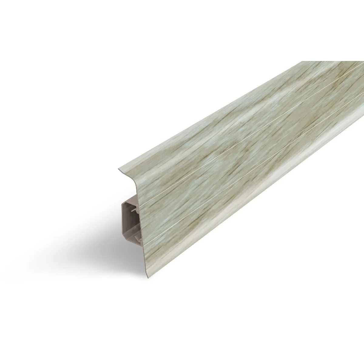 AP28/1 soklová lišta SG75, PVC Dub pískový, 75 mm, 2,2 m