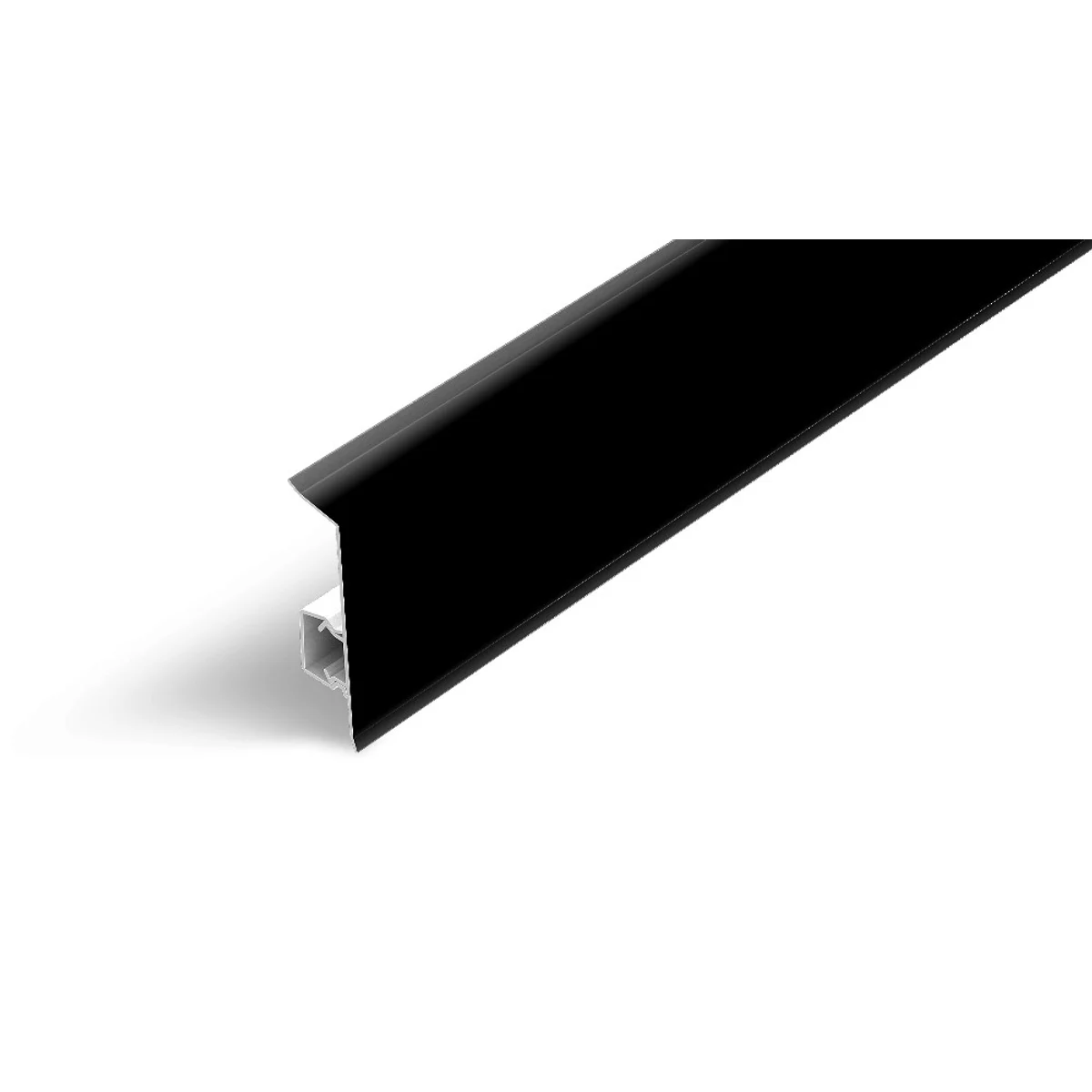 AP31/1 soklová lišta NG80, PVC černá, 80 mm, 2,5 m