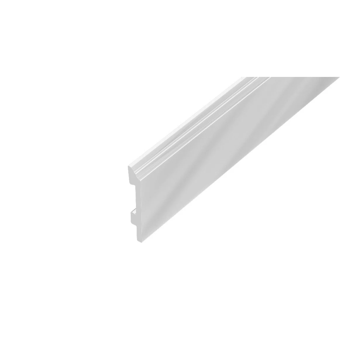 AP32 soklová lišta SIERRA, PVC bílá, 100 mm, 2,5 m