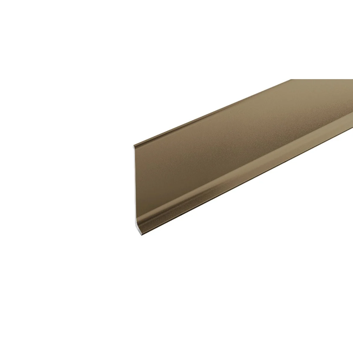 AP38 soklová lišta, hliník elox bronz, 100 mm, 2,7 m
