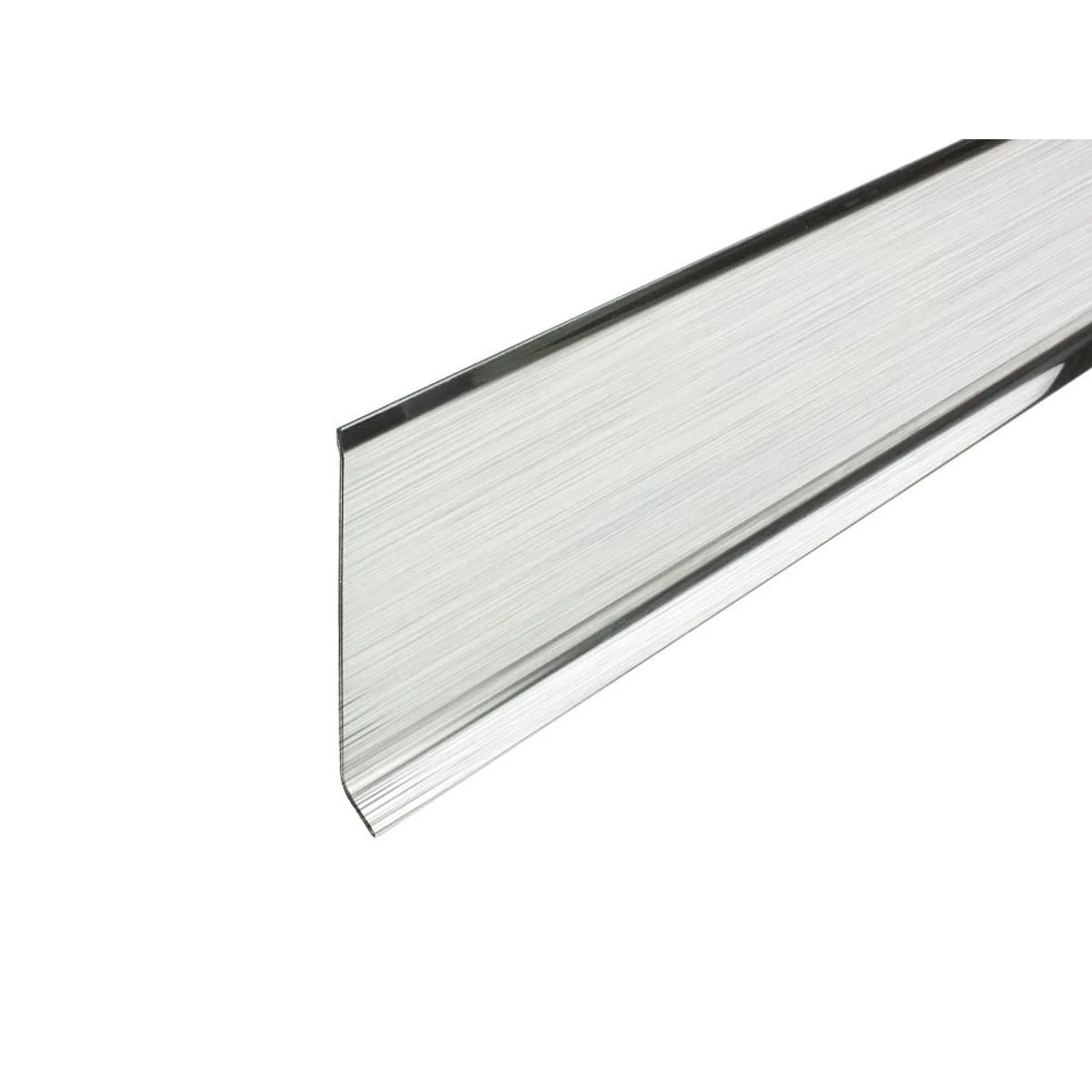 AP39 soklová lišta na nalepení STANDARD, nerez V2A kartáč, 80 mm, 2 m
