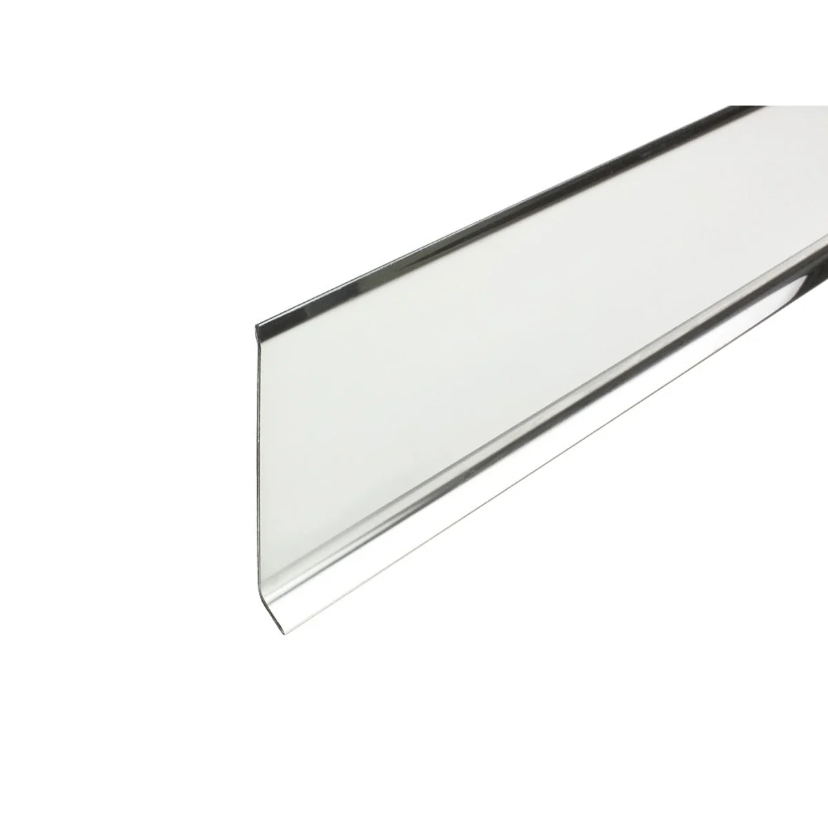 AP39 soklová lišta na nalepení STANDARD, nerez V2A lesk, 80 mm, 2 m