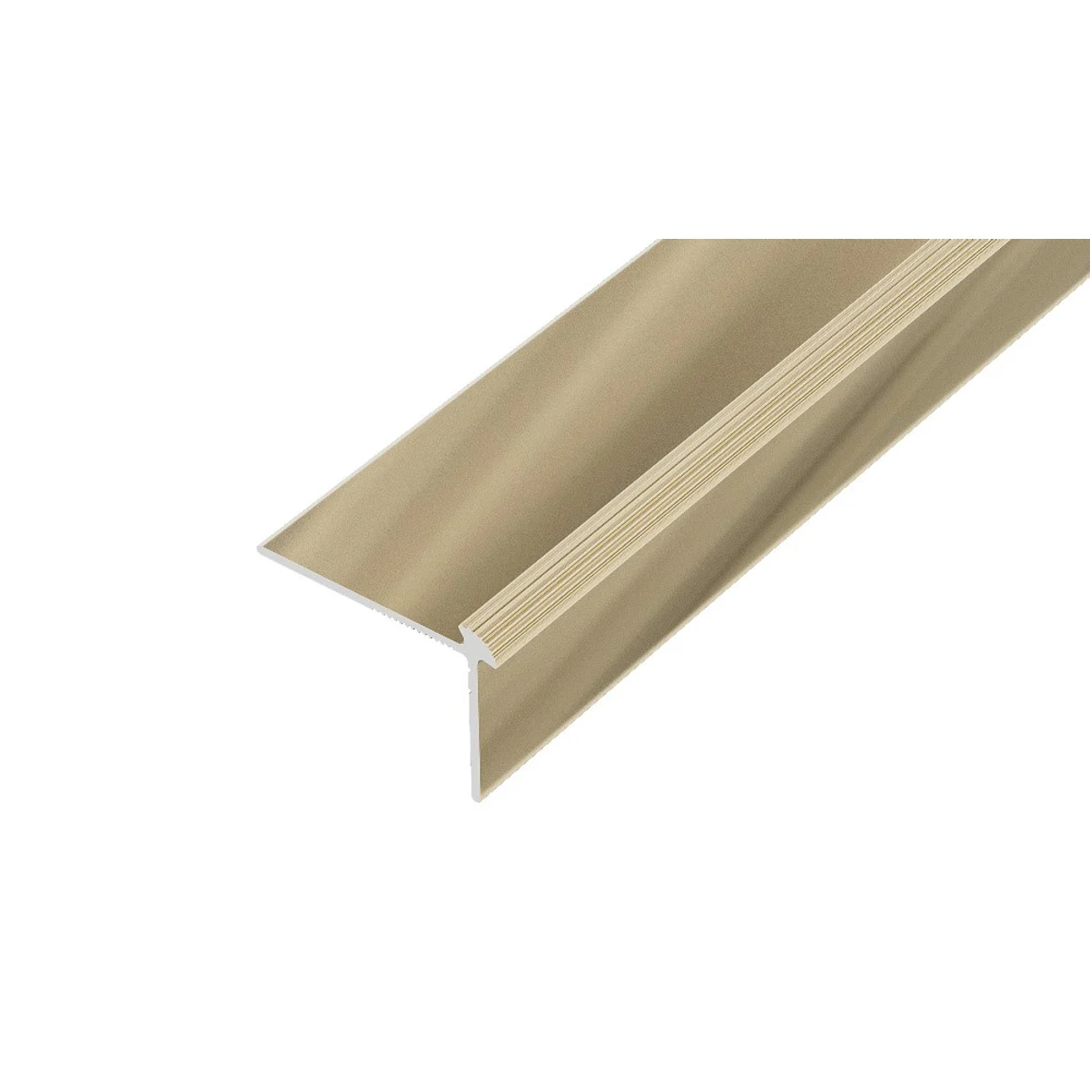 AP44 schodová lišta, hliník elox sv. bronz, 30x40 mm, 2,7 m, pro tl: 2 mm