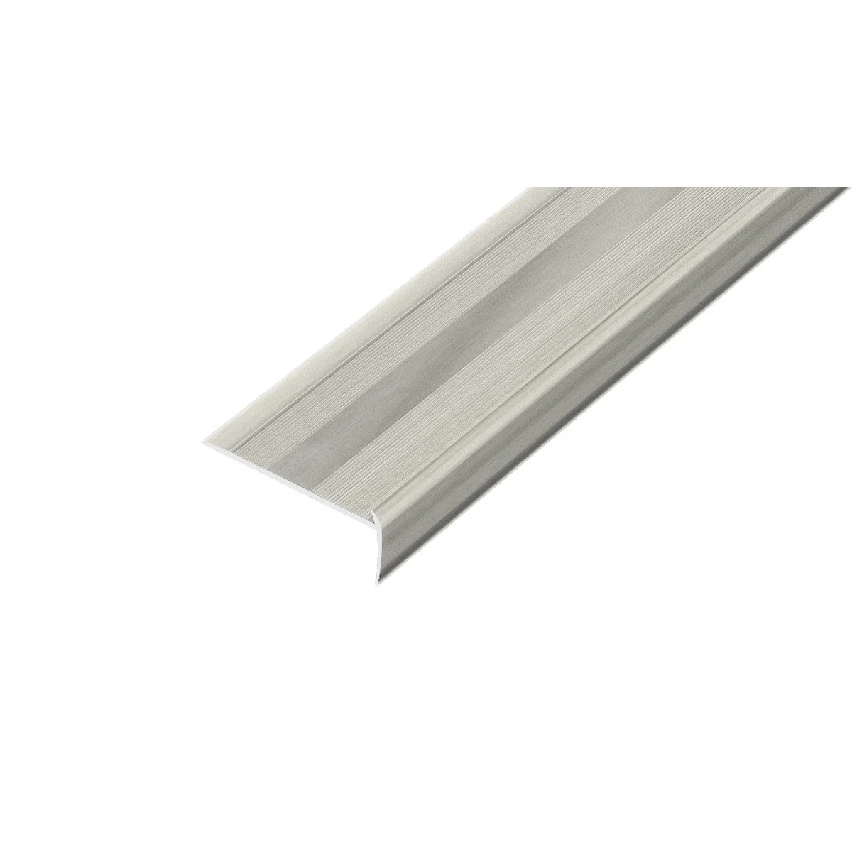 AP45/2 schodová lišta, pro lino, hliník elox inox, 17,5x44 mm, 2,7 m