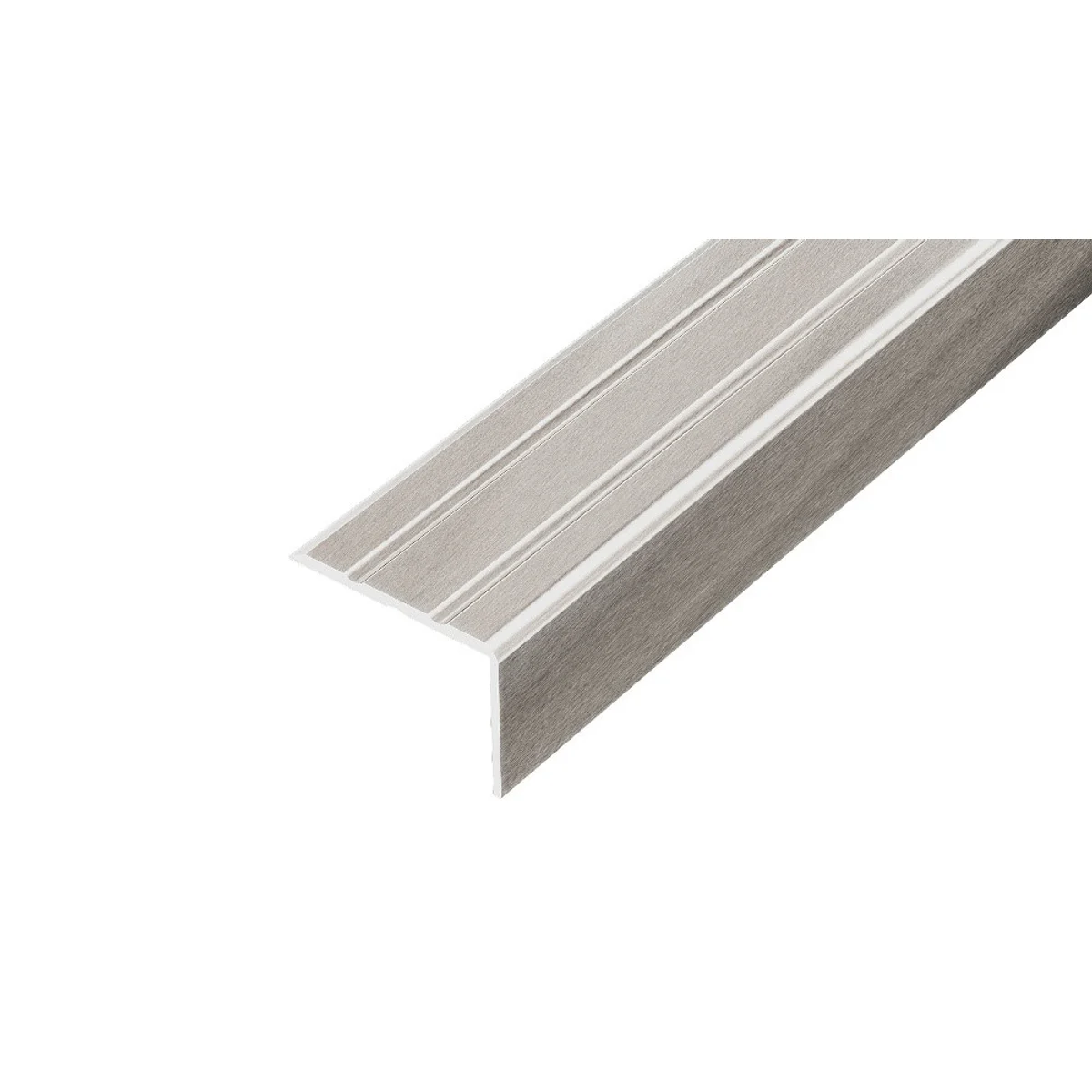 AP5 schodová lišta samolepící, hliník elox inox, 20 mm, 2,7 m