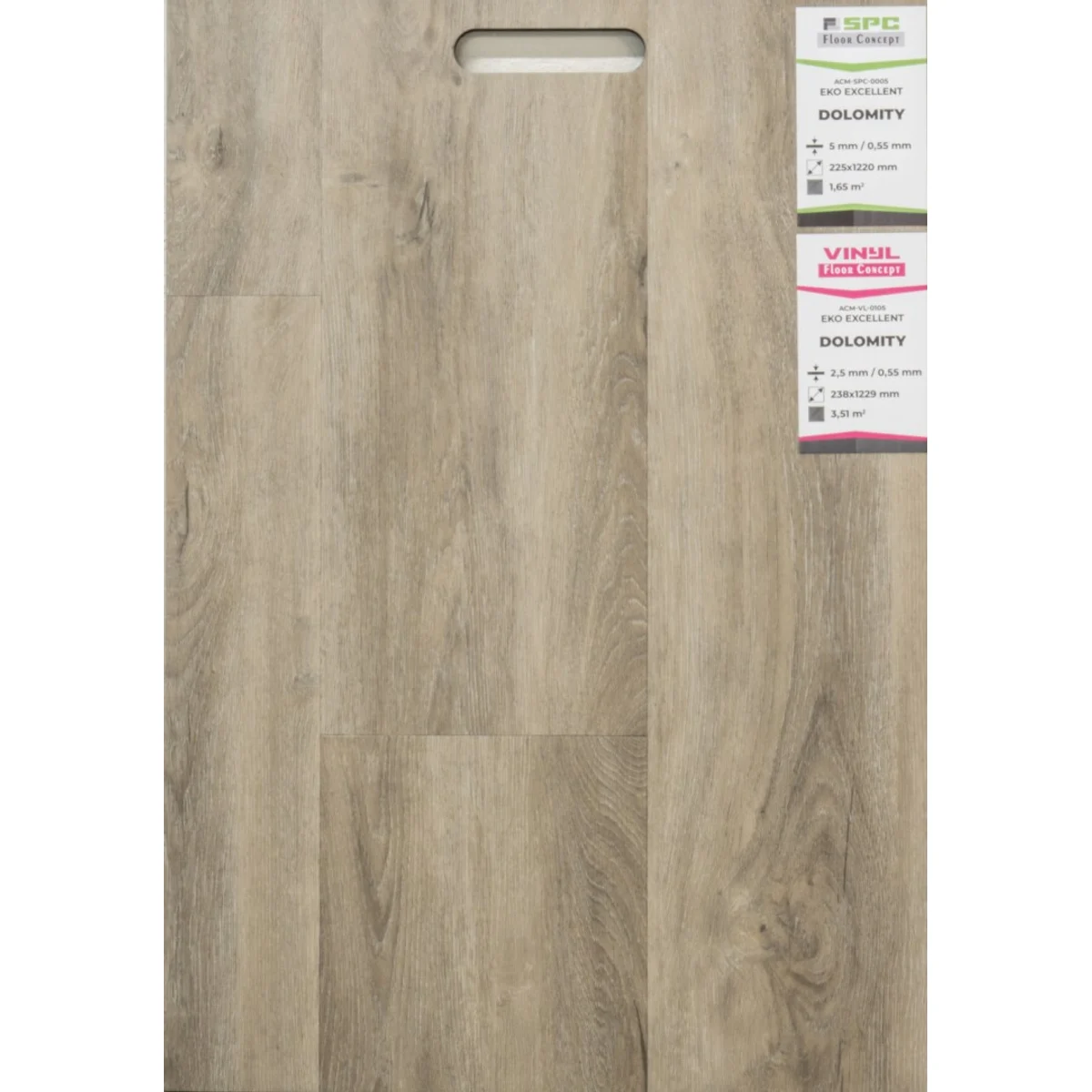 Lepená vinylová podlaha VINYL Floor Concept EKO EXCELLENT Dolomity