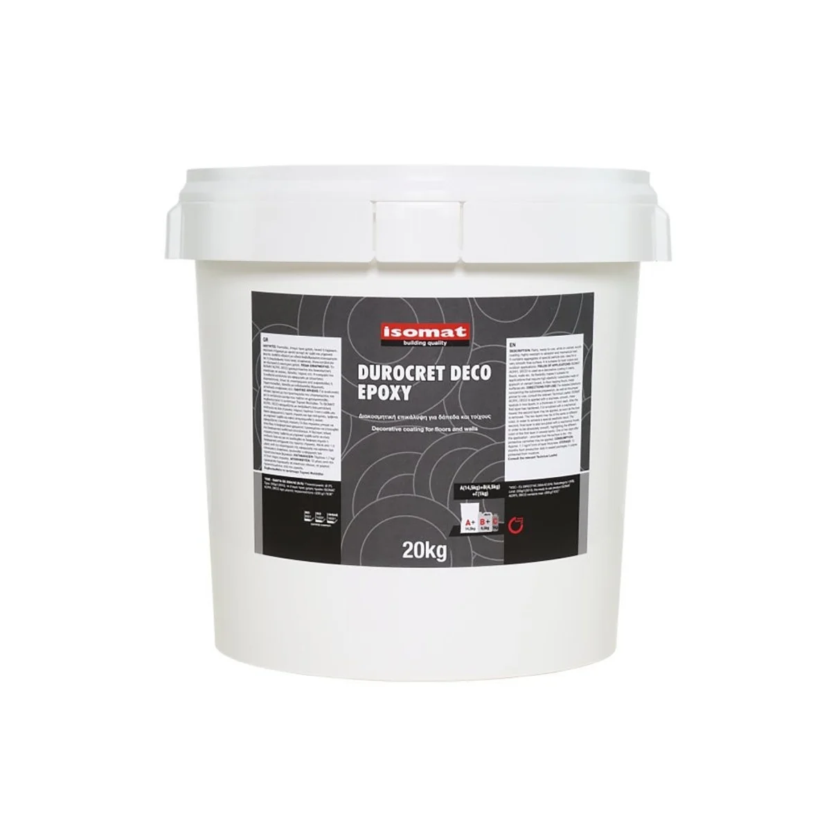 ISOMAT DUROCRET DECO EPOXY cement-epoxidový nátěr, 3 složky