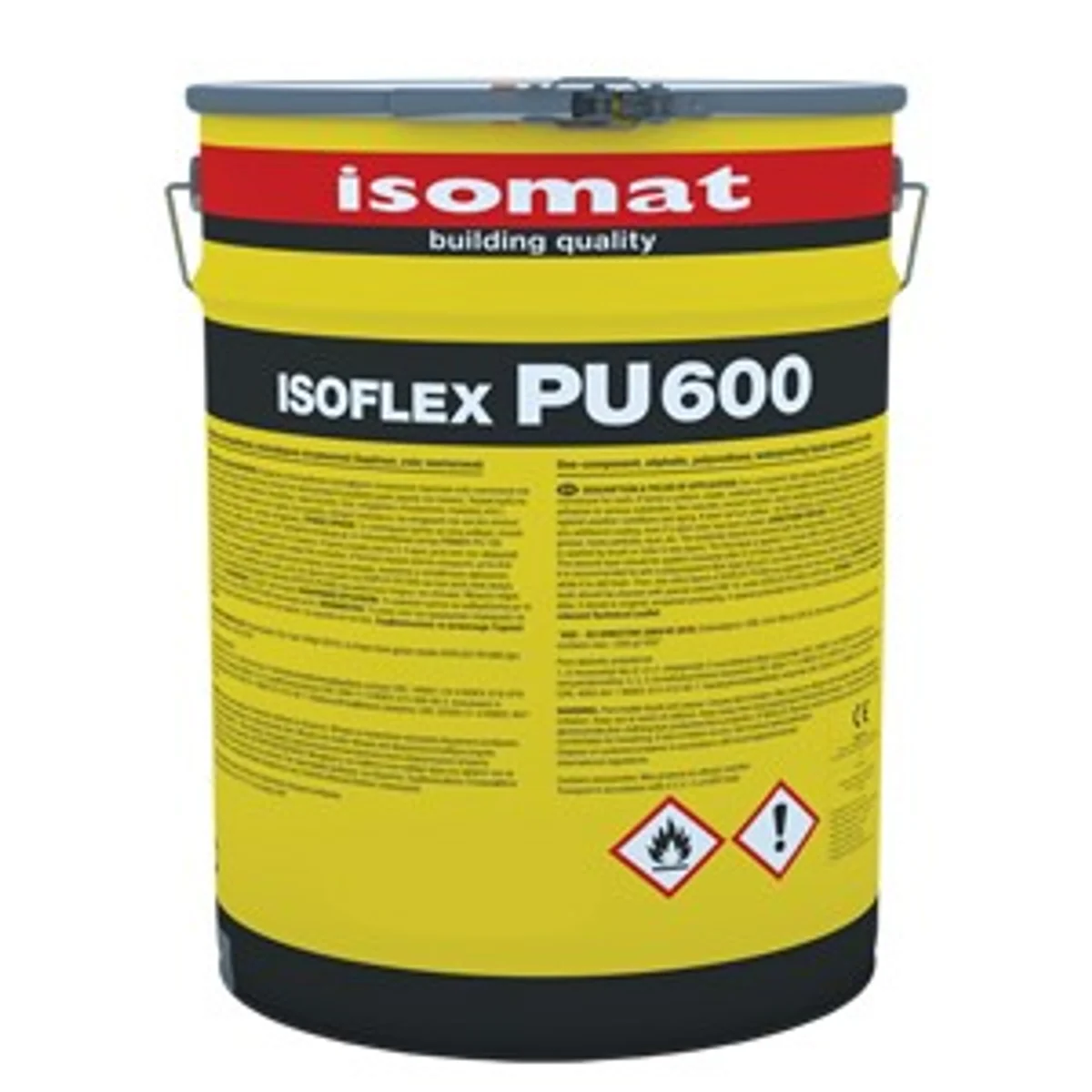 ISOMAT ISOFLEX-PU 600 Tekutá hydroizolační membrána pro ploché střechy a balkóny, bílá, 1 kg