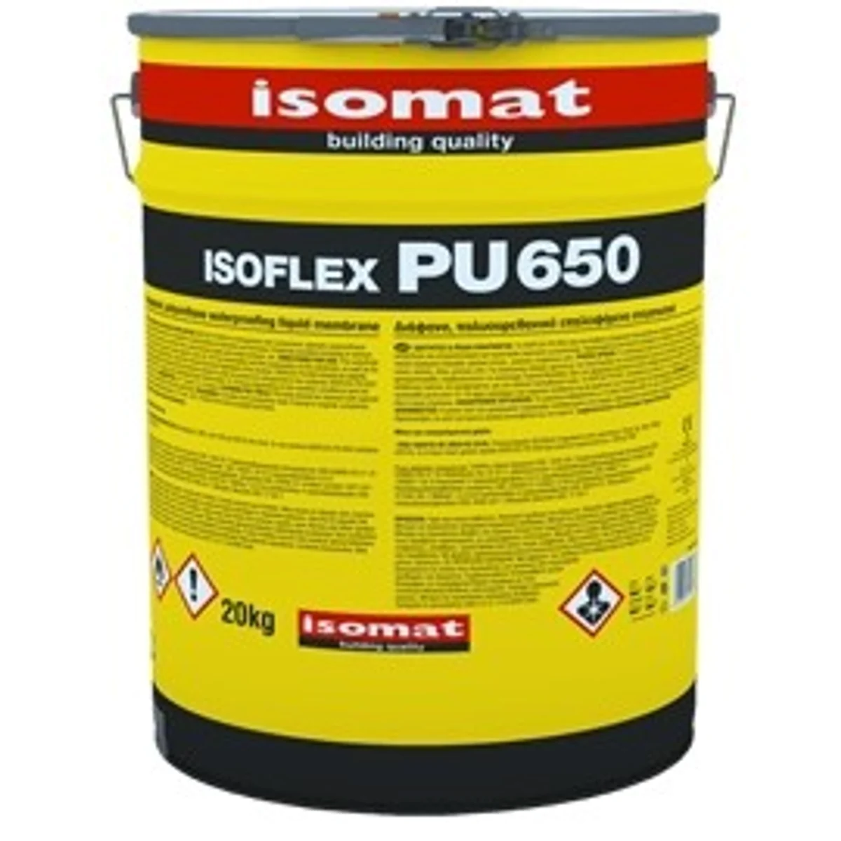 ISOMAT ISOFLEX-PU 650 Jednosložková alifatická polyuretanová hydroizolační membrána, transparentní, 5 kg