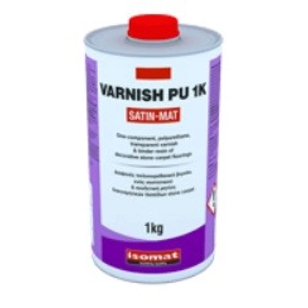 ISOMAT VARNISH-PU 1K UV Odolný polyuretanový lak a pojivo pro kamenné koberce, 1 kg
