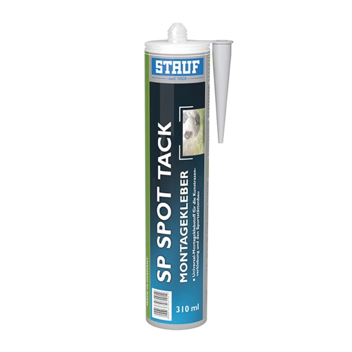 STAUF SP SPOT TACK lepidlo pro instalaci syntetického trávníku a stavbu sportovních zařízení, zelené, 310 ml