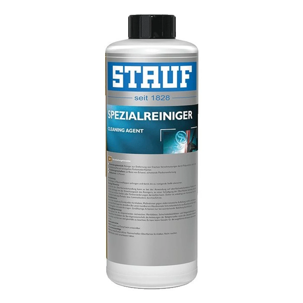 STAUF SPECIAL CLEANER odstranění čerstvých nečistot z lepidla na bázi PU nebo rozp. 750 ml