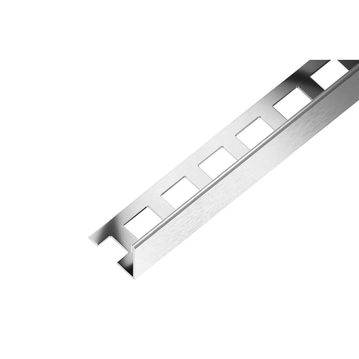 SP1 ukončovací lišta L, nerez V2A kartáč, 17,5 mm, 3 m