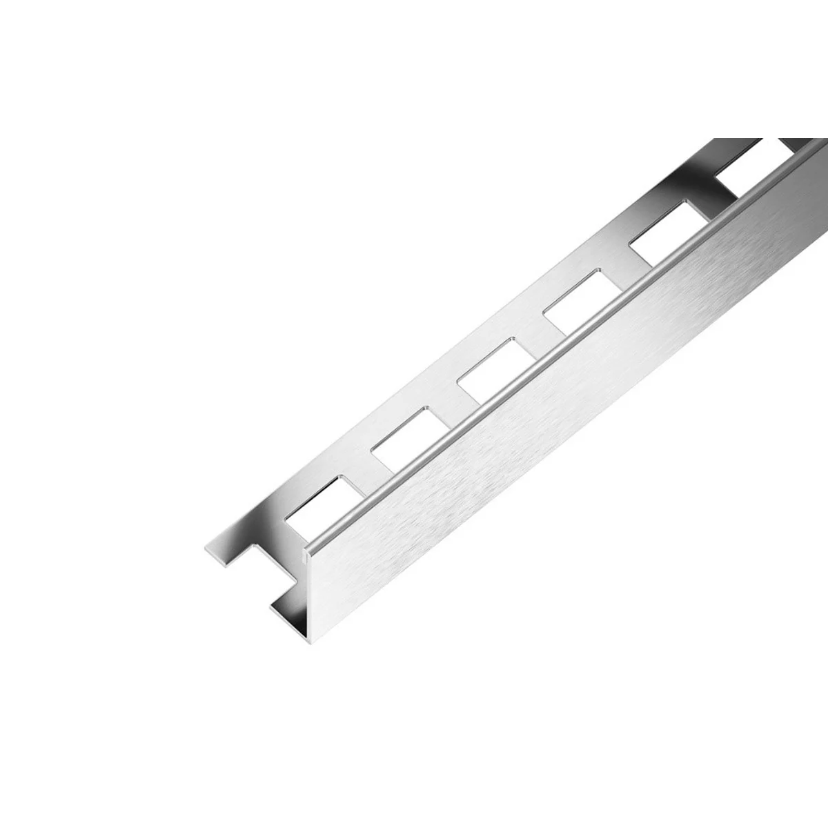 SP1 ukončovací lišta L, nerez V2A kartáč, 22 mm, 3 m