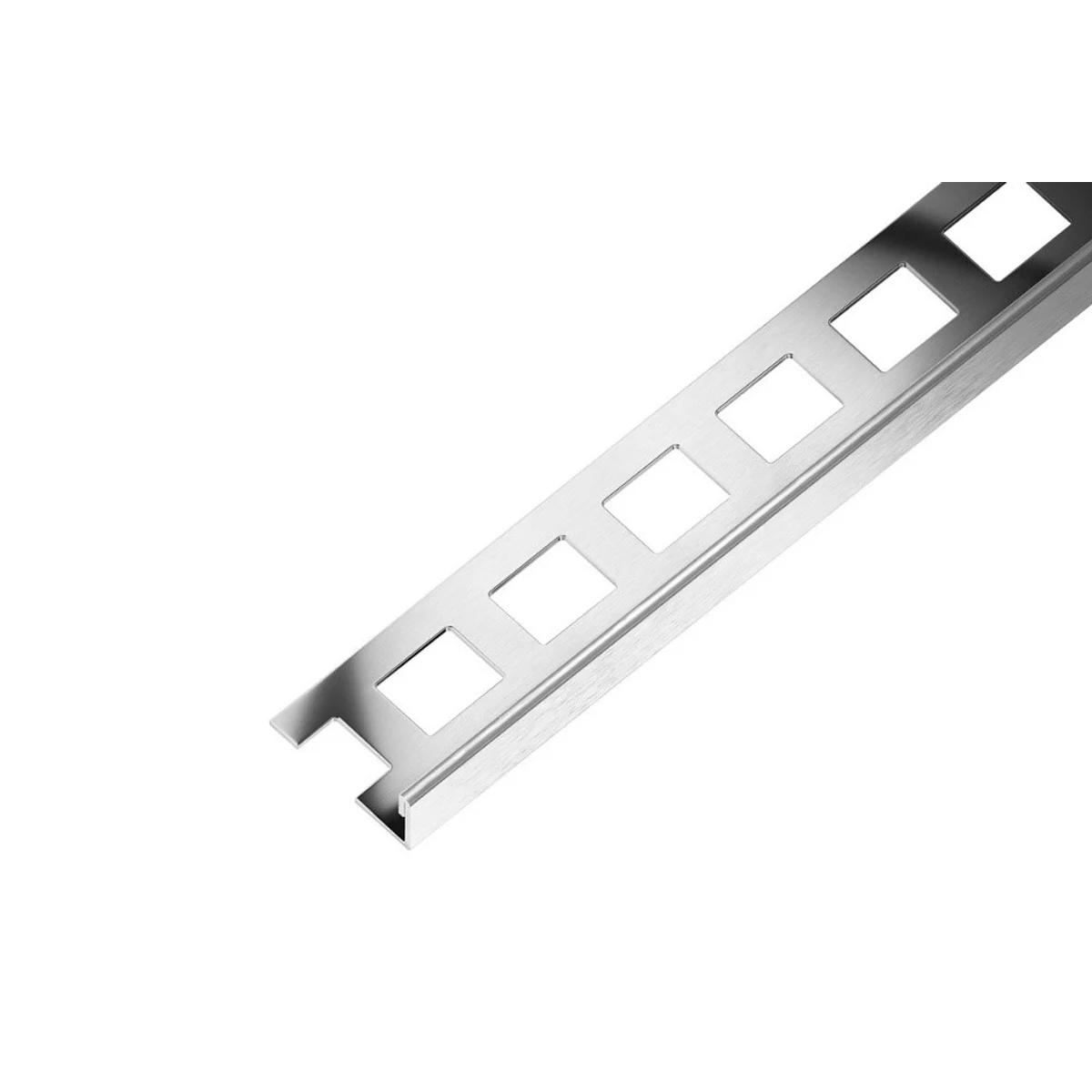 SP1 ukončovací lišta L, nerez V2A kartáč, 7 mm, 2,5 m