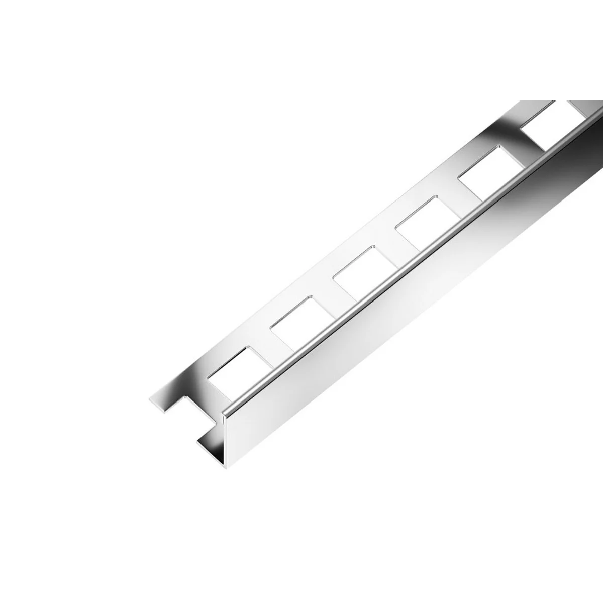 SP1 ukončovací lišta L, nerez V2A superlesk, 17,5 mm, 3 m