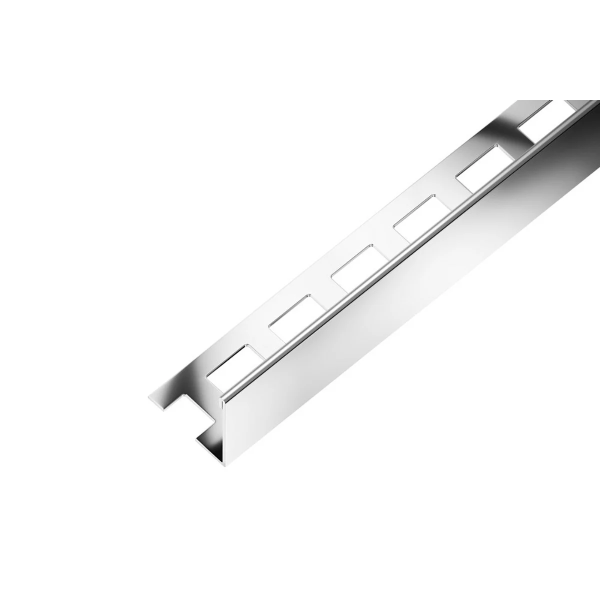 SP1 ukončovací lišta L, nerez V2A superlesk, 22 mm, 3 m