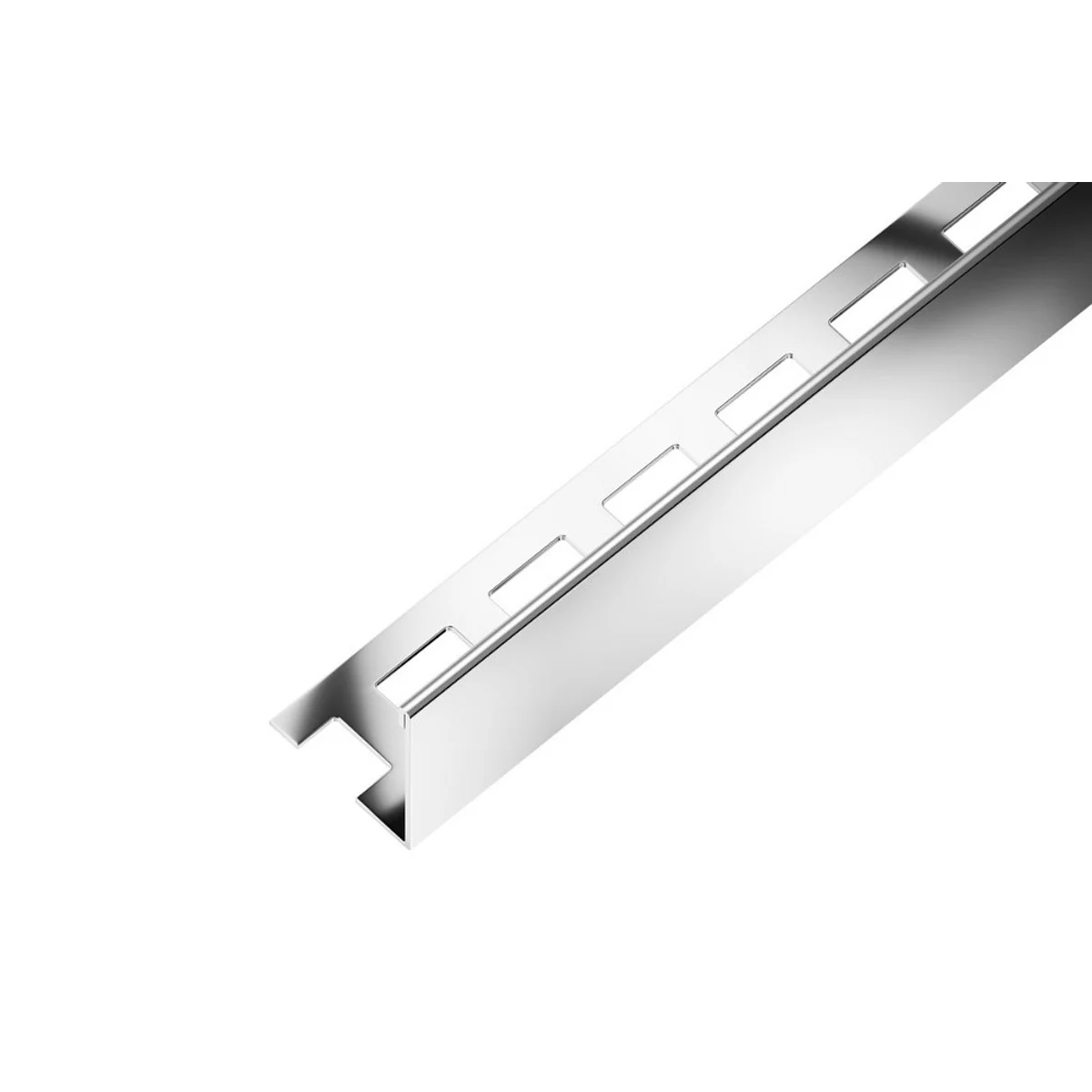 SP1 ukončovací lišta L, nerez V2A superlesk, 25 mm, 2,5 m