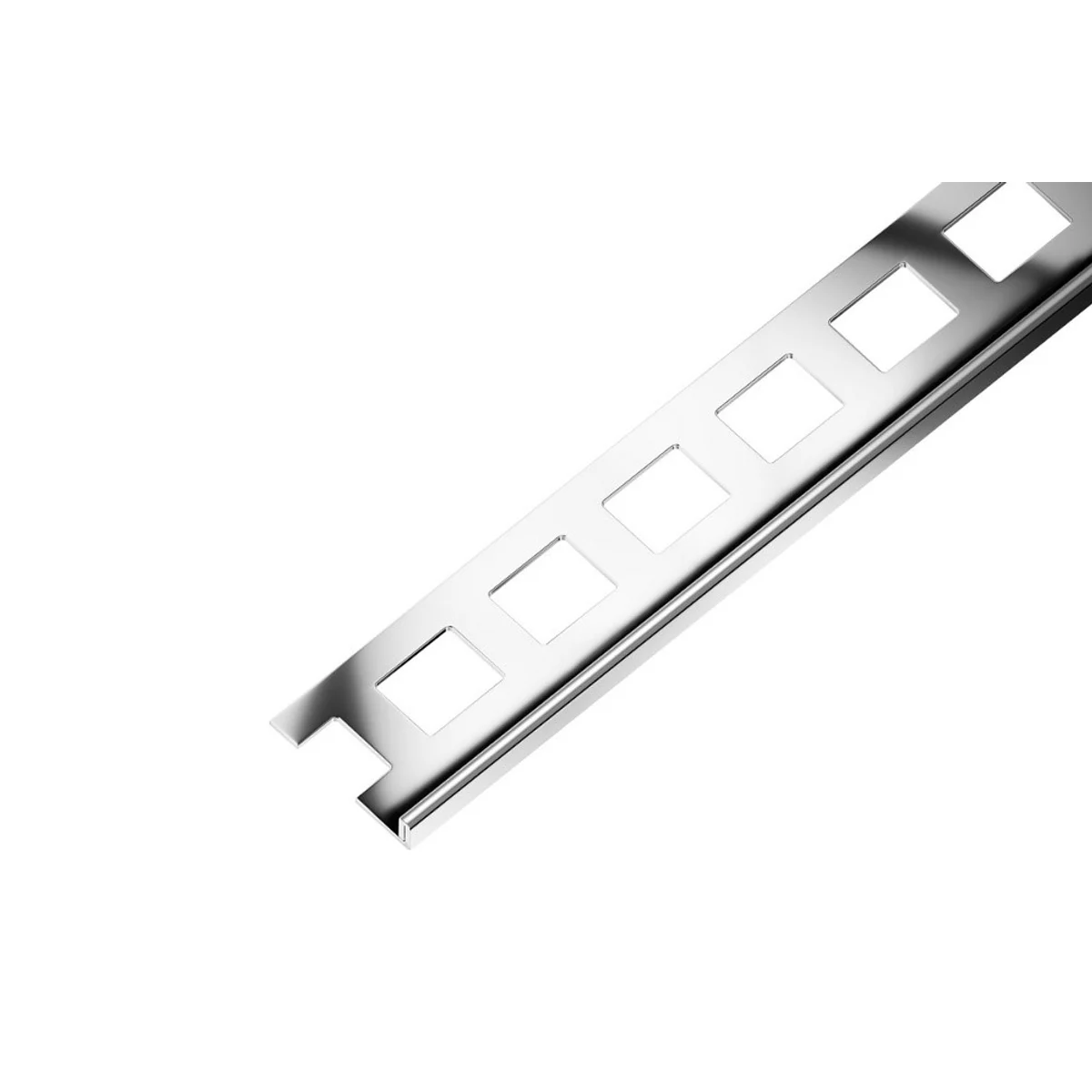 SP1 ukončovací lišta L, nerez V2A superlesk, 3 mm, 2,5 m