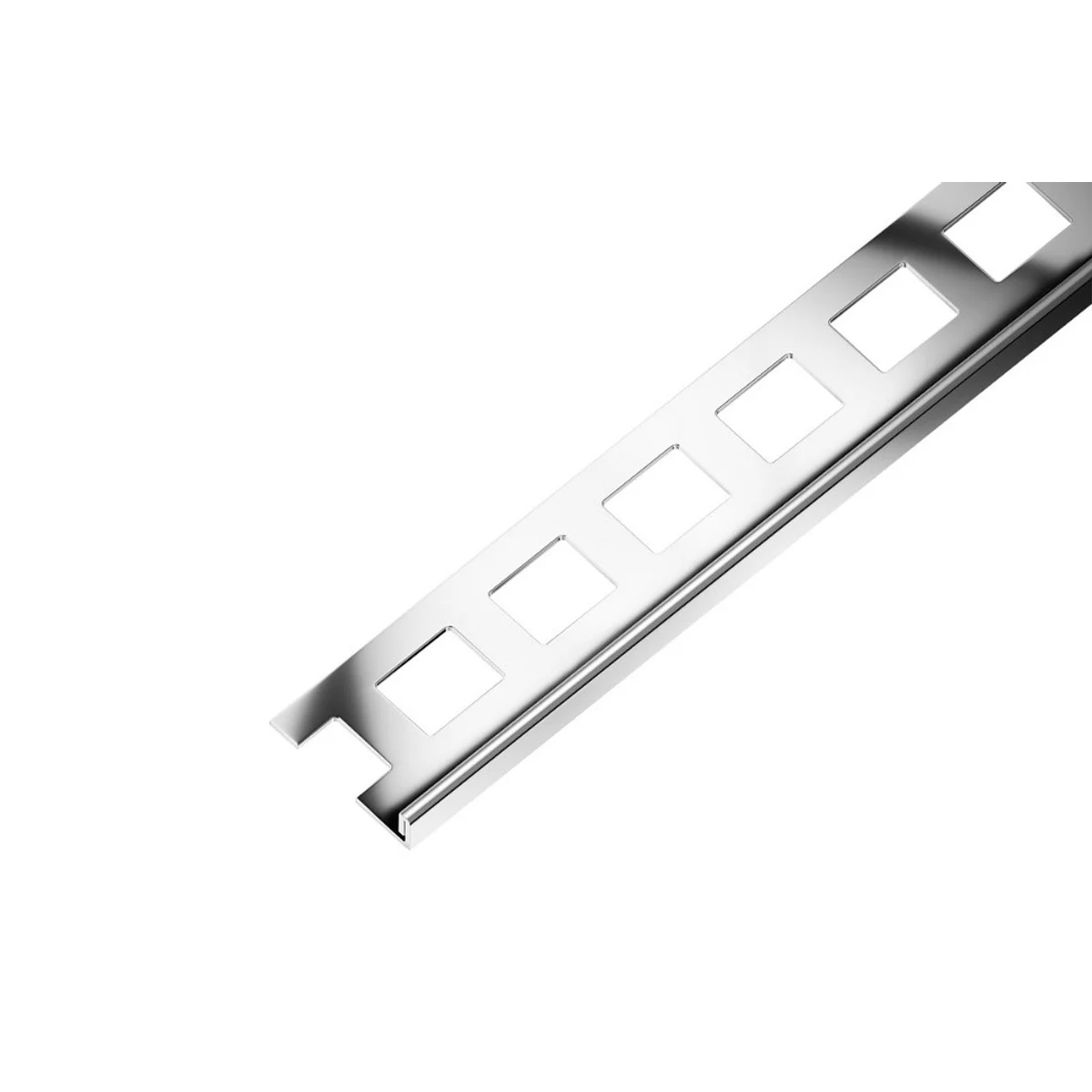SP1 ukončovací lišta L, nerez V2A superlesk, 4,5 mm, 3 m