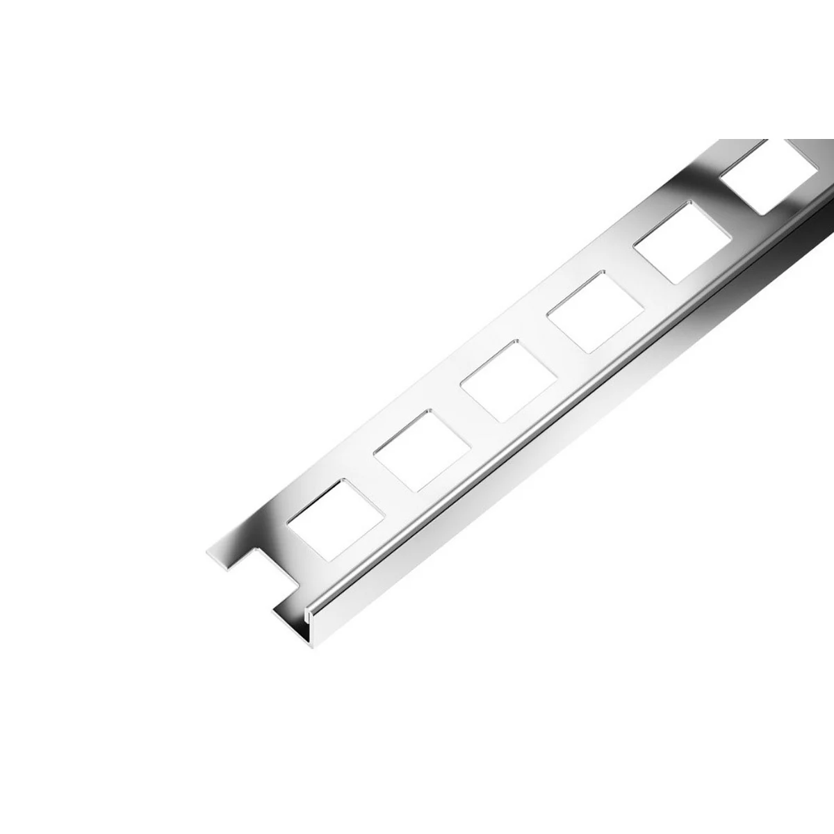 SP1 ukončovací lišta L, nerez V2A superlesk, 7 mm, 2,5 m