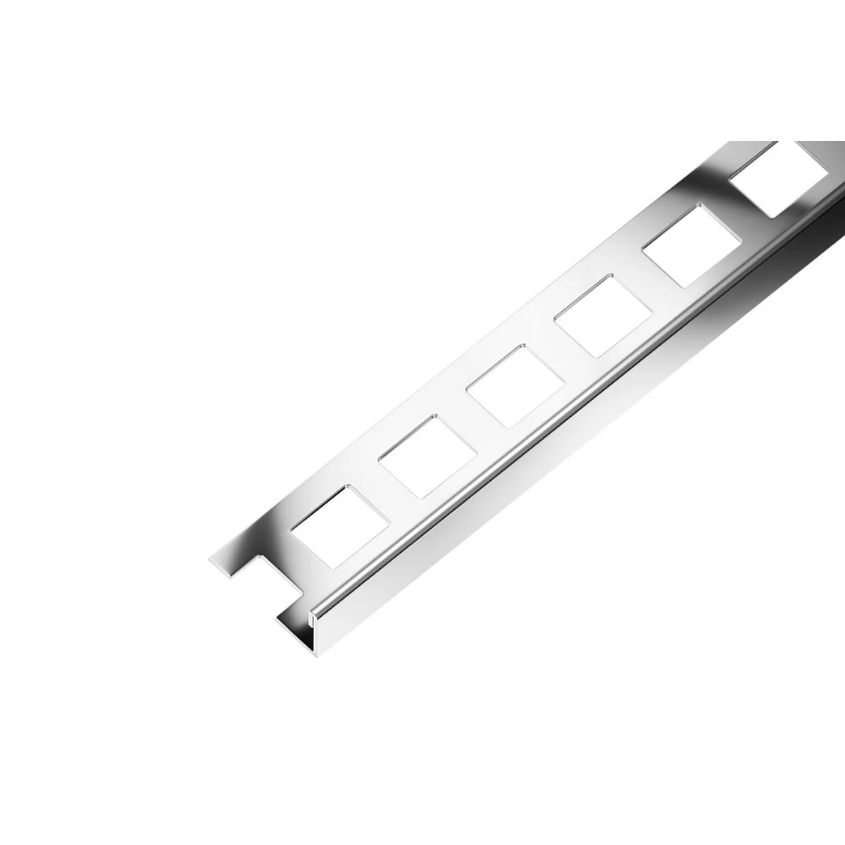 SP1 ukončovací lišta L, nerez V2A superlesk, 9 mm, 2,5 m