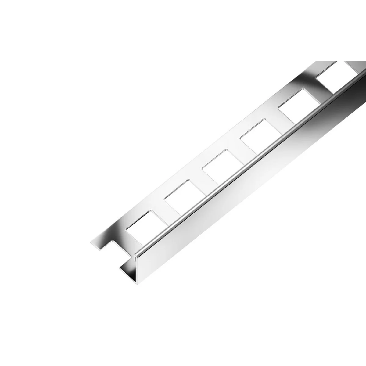 SP1 ukončovací lišta L, nerez V4A superlesk, 15 mm, 2,5 m