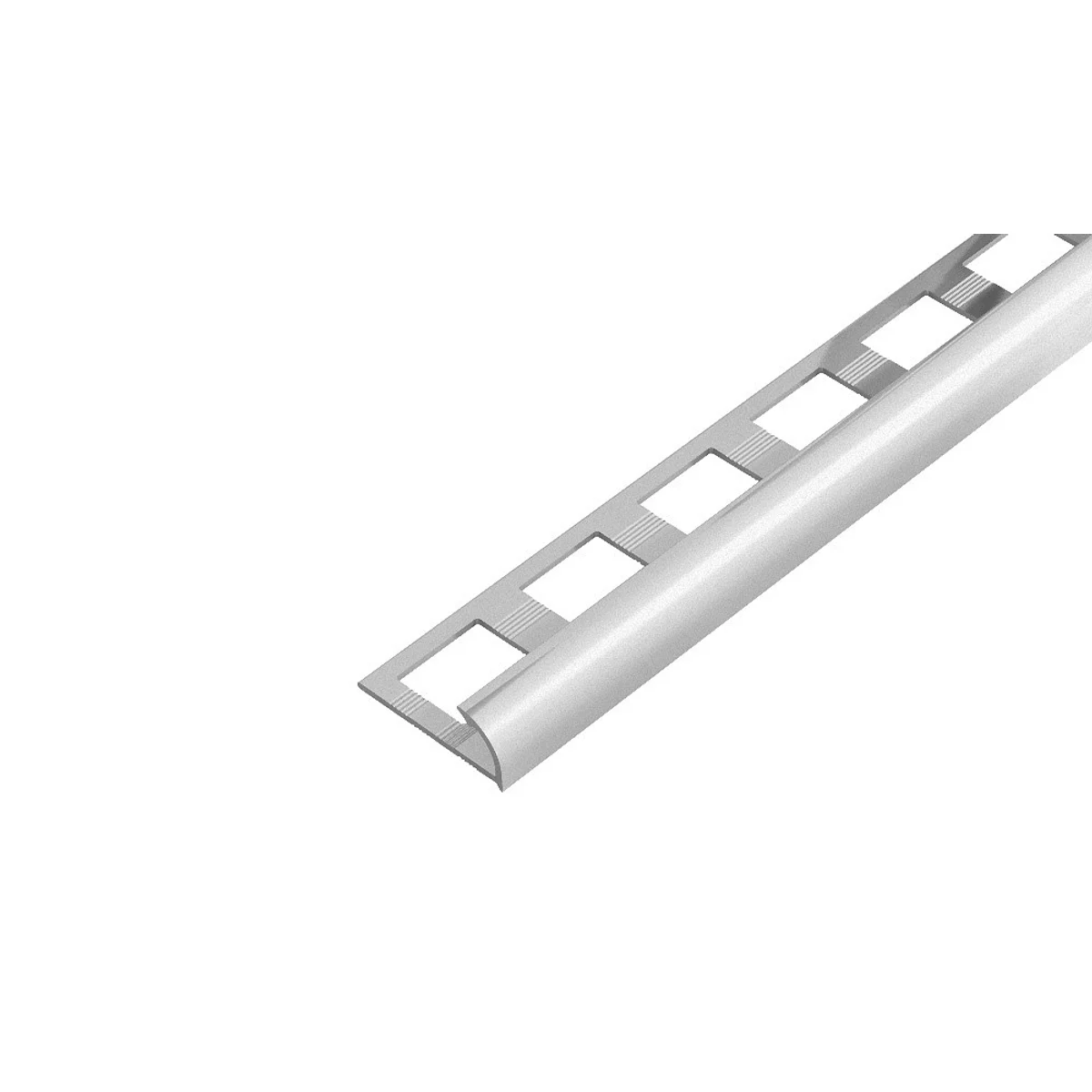 SP13 ukončovací lišta C, STANDARD, hliník elox stříbro, 8 mm, 2,5 m