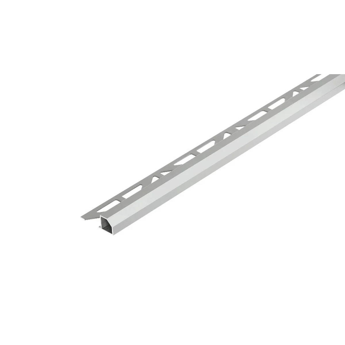 SP14/1 ukončovací lišta C, čtvrtoblouk,, hliník elox stříbrná, 11 mm, 2,5 m