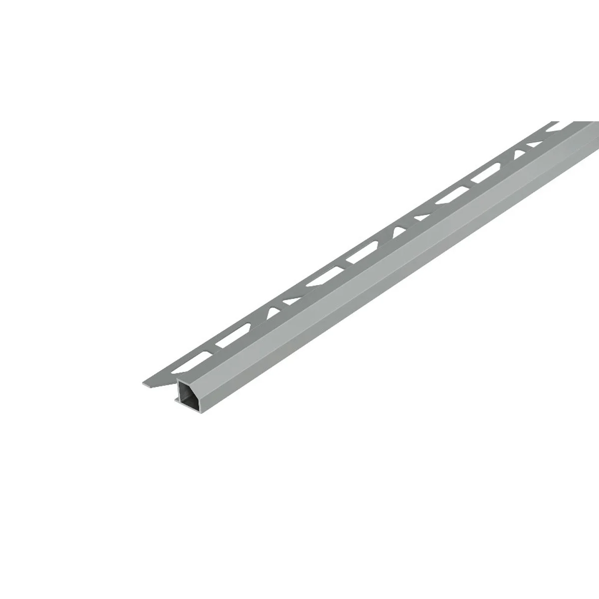 SP14/1 ukončovací lišta C, čtvrtoblouk,, hliník lakovaný, RAL 0006500 betonově šedá, 10 mm, 3 m