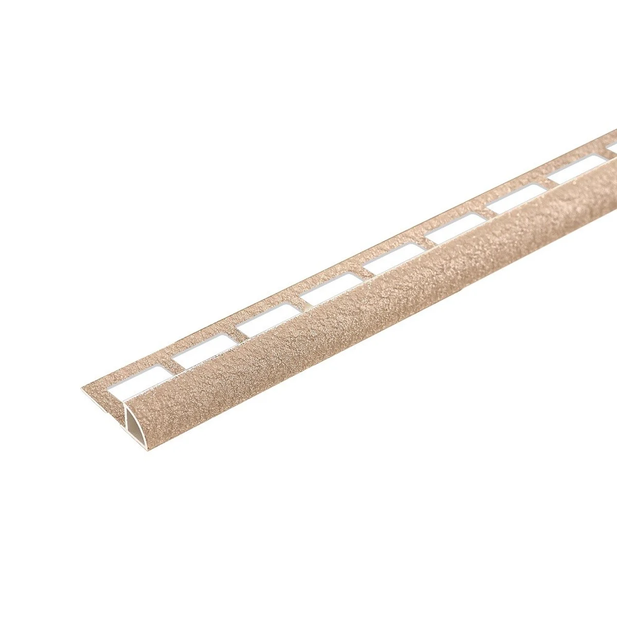 SP14/3 ukončovací lišta C, čtvrtoblouk,, hliník lakovaný béžová, 10 mm, 2,5 m