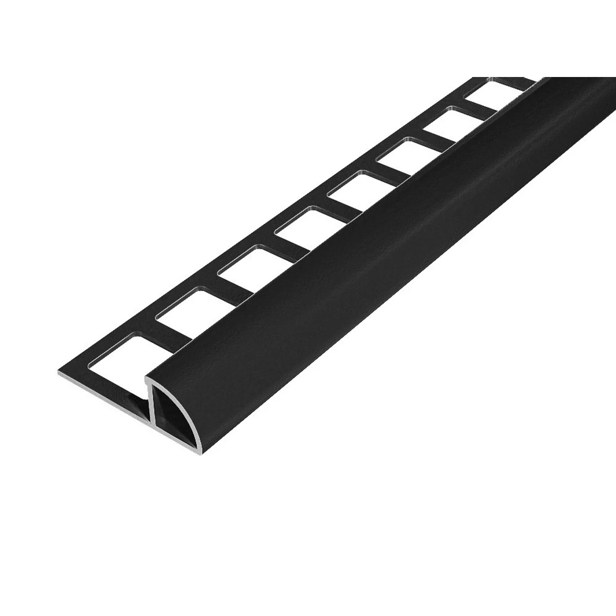 SP14/4 ukončovací lišta C, PREMIUM, hliník RAL9005, 8 mm, 3 m