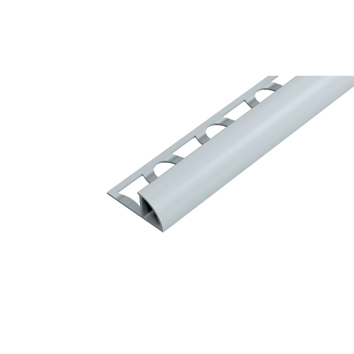 SP15 ukončovací lišta C, PVC šedá, 9 mm, 2,5 m