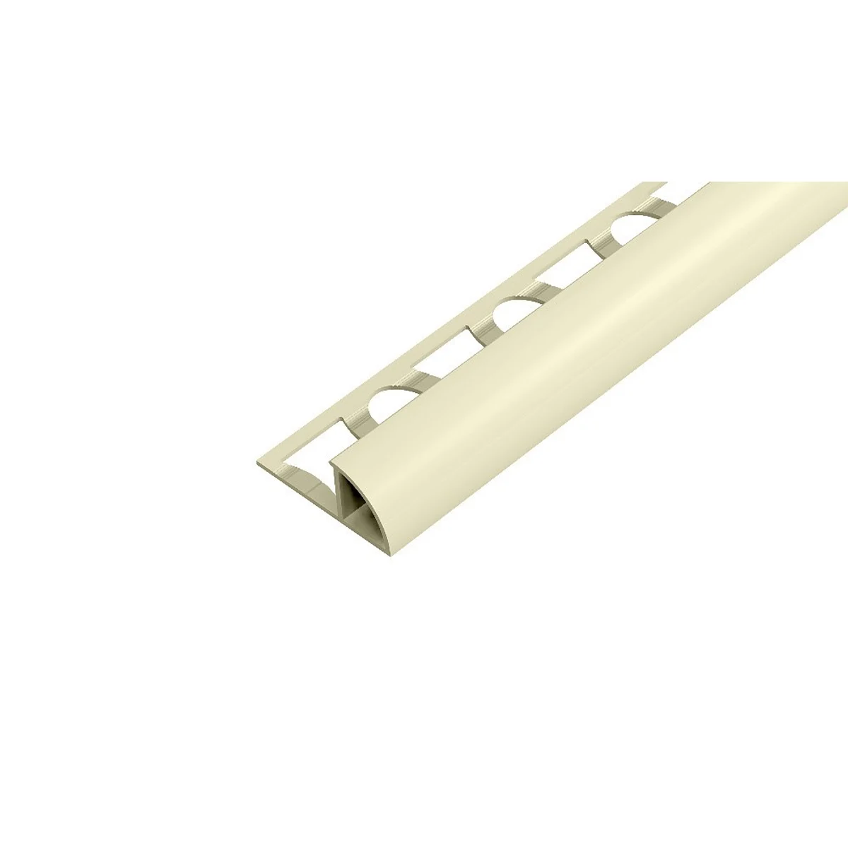 SP15 ukončovací lišta C, PVC slonová kost, 6 mm, 2,5 m