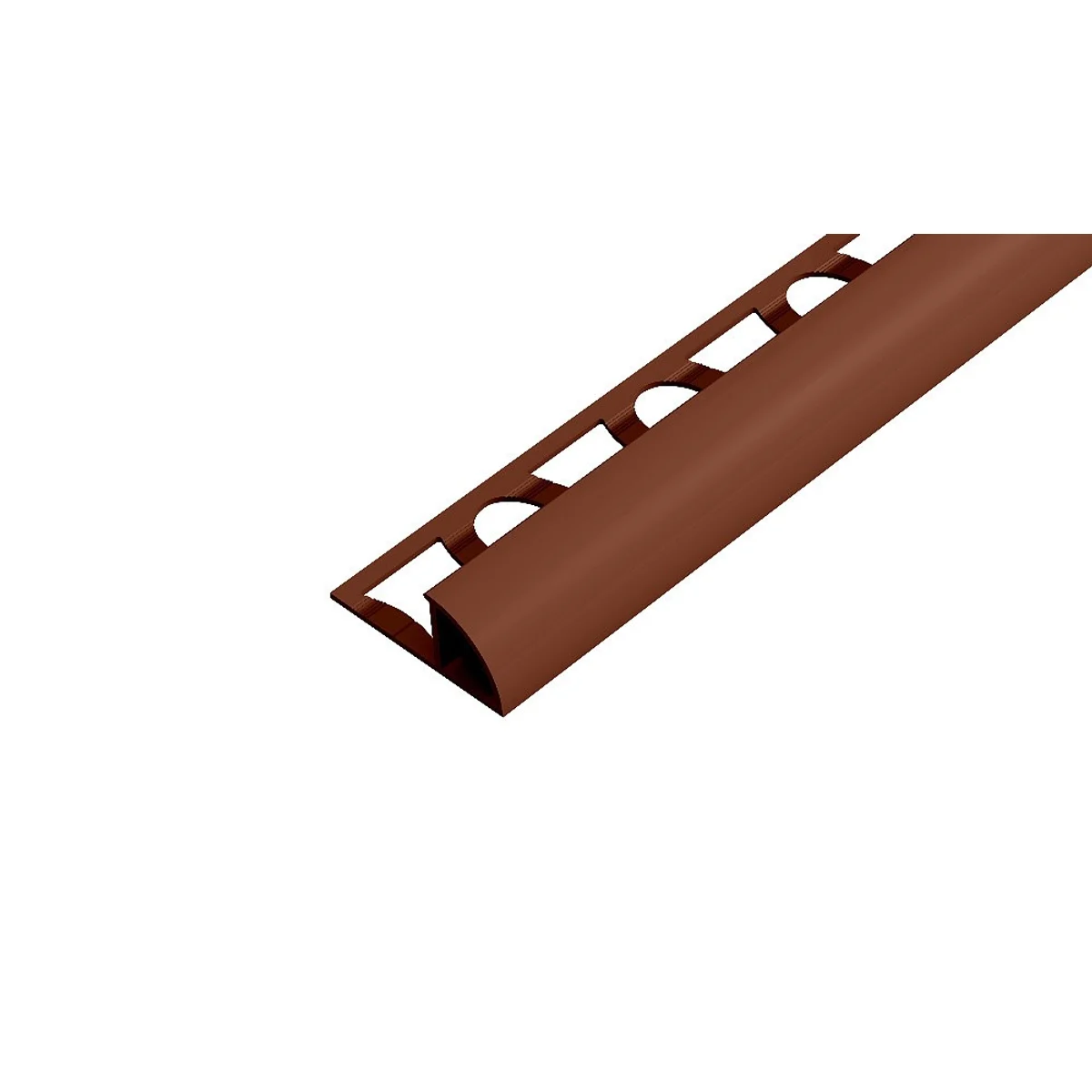SP15 ukončovací lišta C, PVC sv. hnědá, 6 mm, 2,5 m