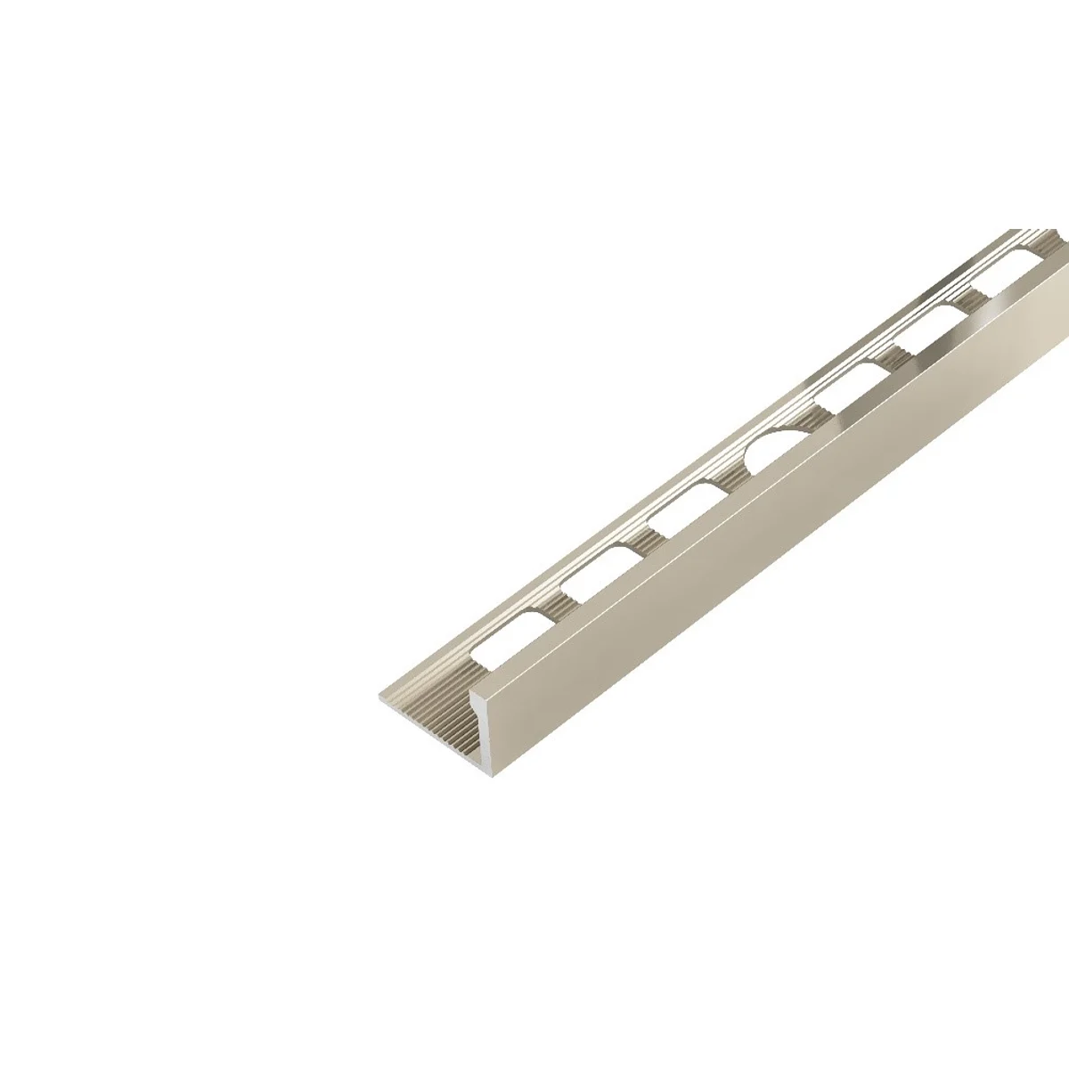SP2 ukončovací lišta L, STANDARD, hliník elox titan, 12,5 mm, 2,5 m