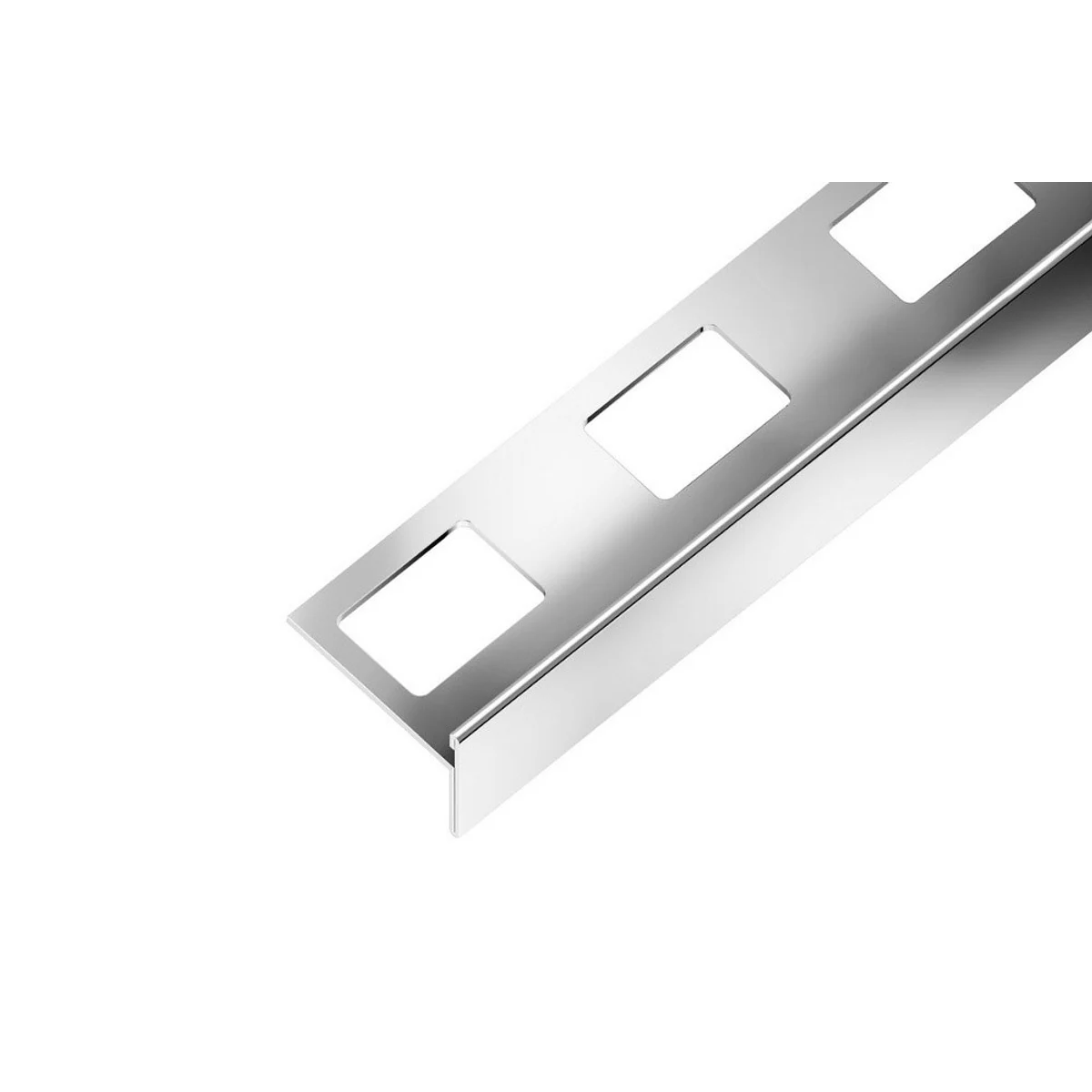 SP21 schodová lišta T, STEP, nerez lesk V2A, 11+13 mm, 3 m