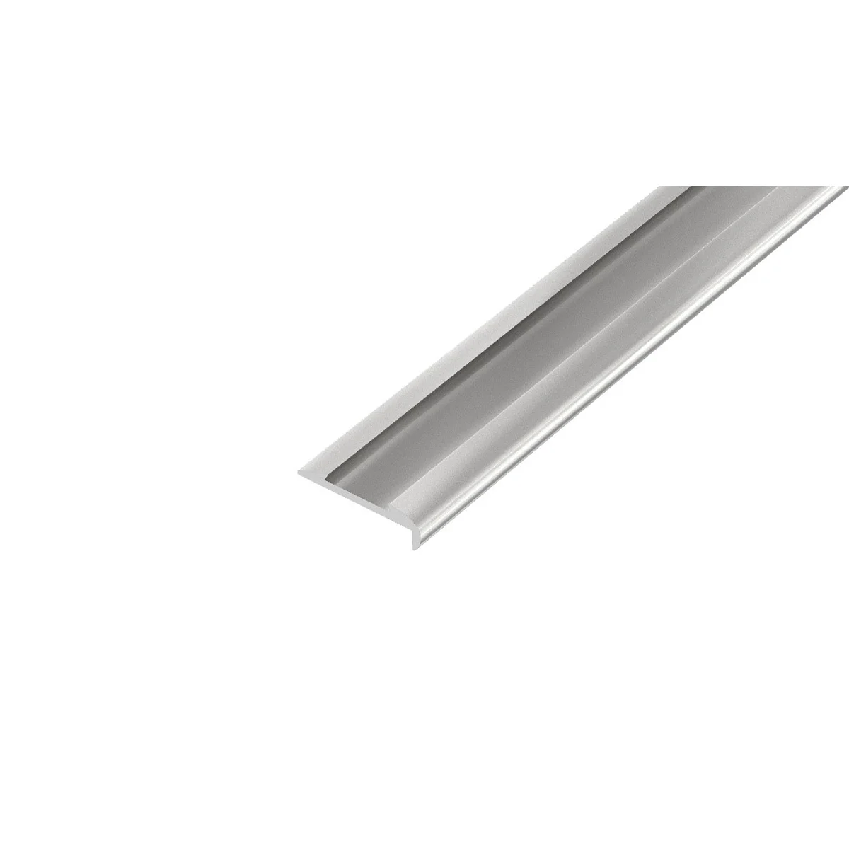 SP29/1 schodová lišta pro pásku 13 mm, hliník elox stříbro, 9 mm, 2,5 m