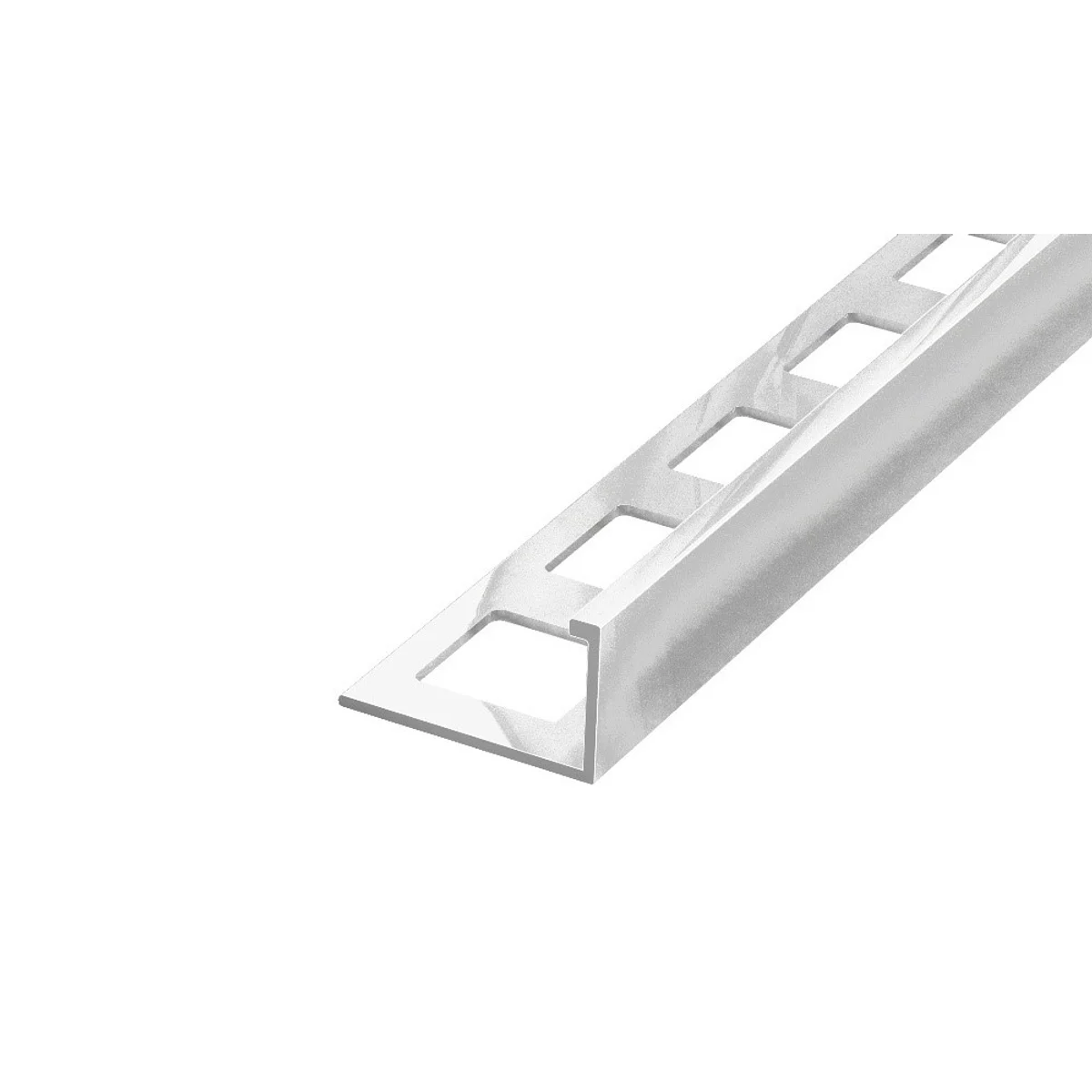 SP3 ukončovací lišta L, PREMIUM, hliník elox stříbro lesk, 12,5 mm, 2,5 m